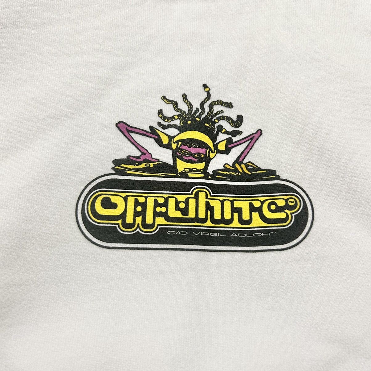Off-White New Off-White DJ Graphic Arrow Hoodie White Size Medium Size US M / EU 48-50 / 2 - 3 Thumbnail