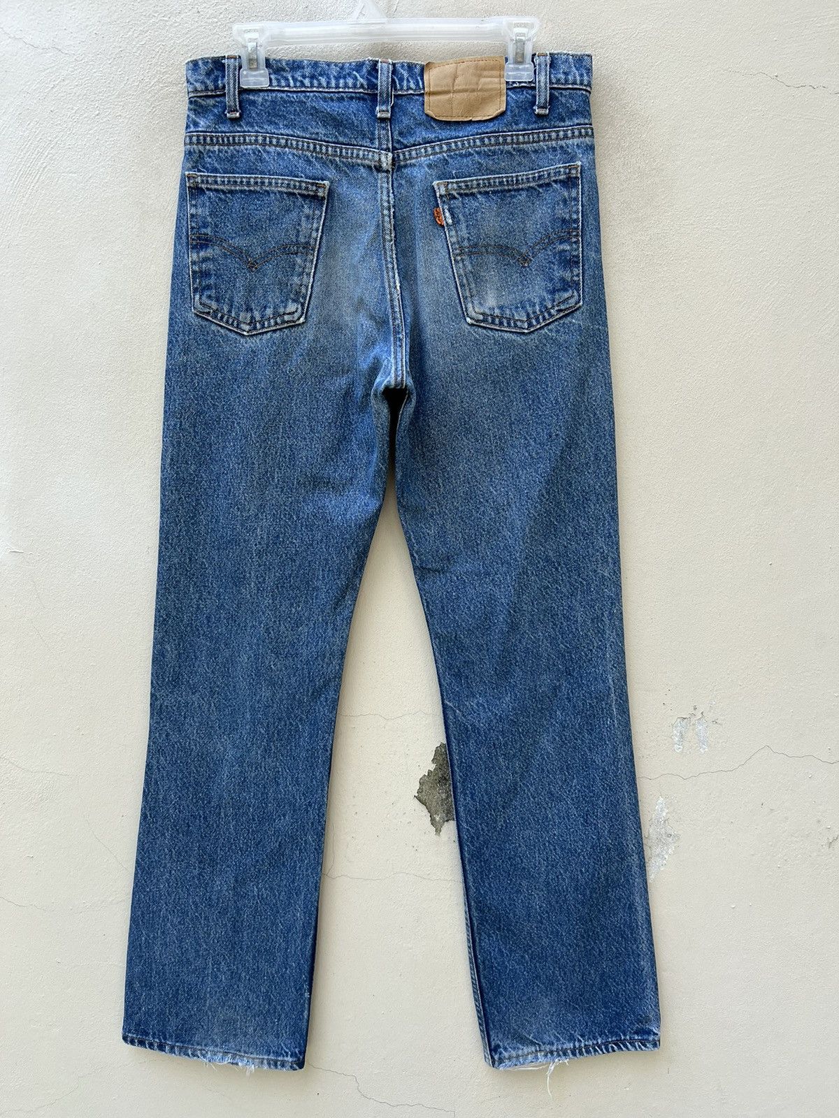 Levi's × Vintage Vintage Early 90s Levi’s 517 Orange Tab Denim Flare Jeans Size US 31 - 14 Thumbnail