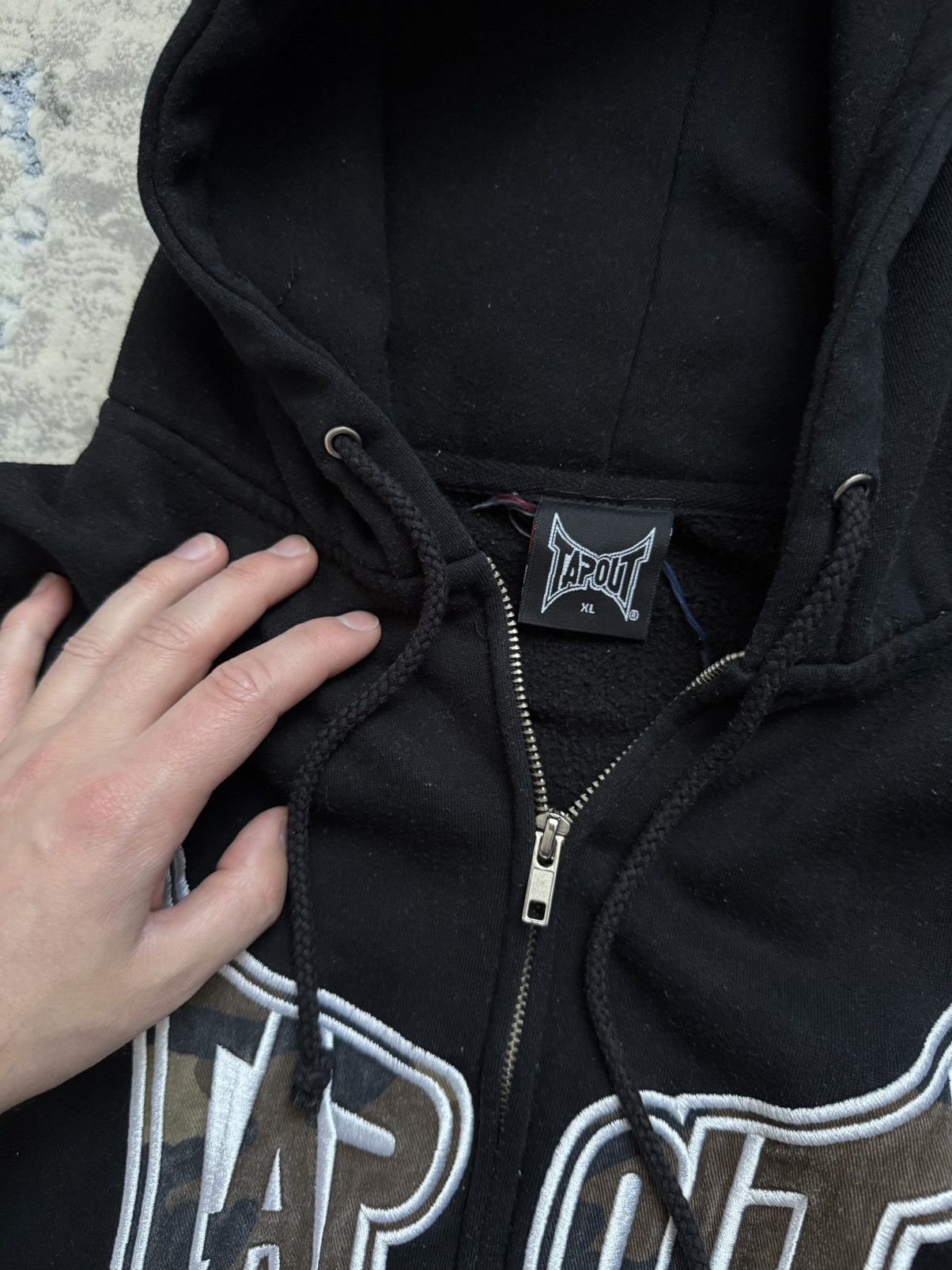 Tapout Tapout Vintage Y2K Zip Up Hoodie Size US XL / EU 56 / 4 - 5 Thumbnail