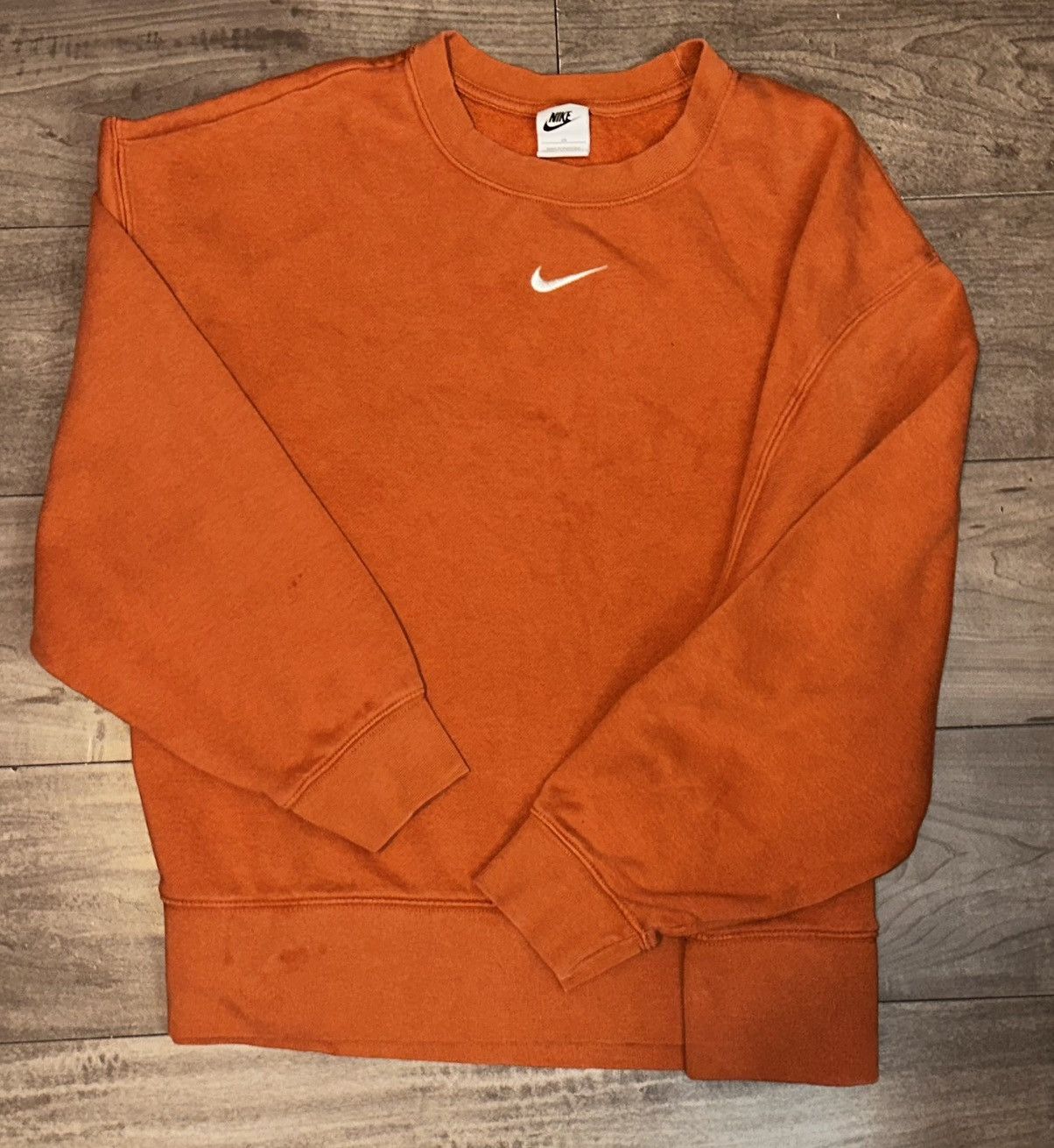 Nike Nike Orange Crewneck Sweatshirt Size XXL / US 16-18 / IT 52-54 - 1 Thumbnail