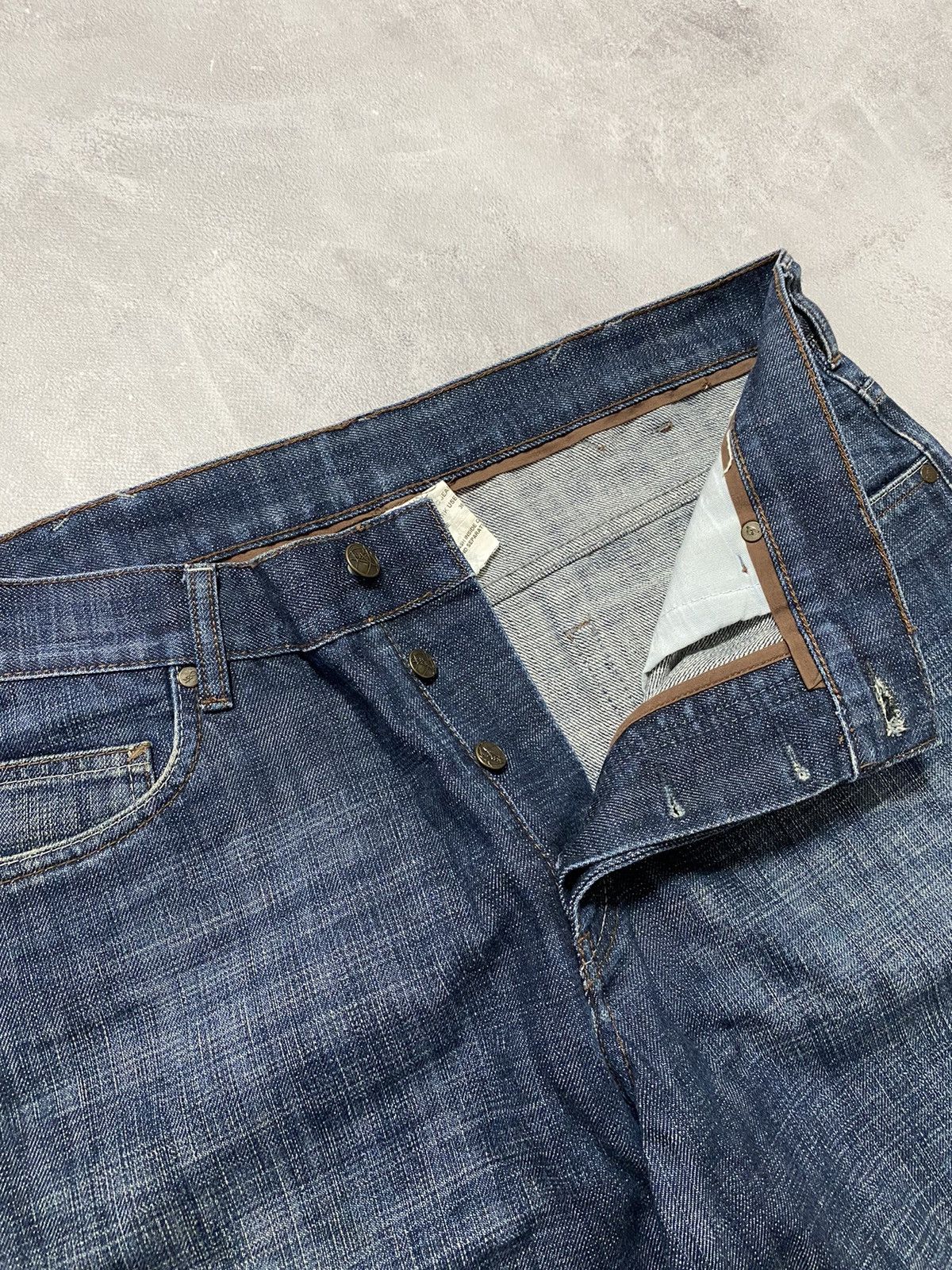 Other Vintage Pants Jeans Dark Used Denim KIXO Avant Garde Baggy Size US 36 / EU 52 - 6 Thumbnail