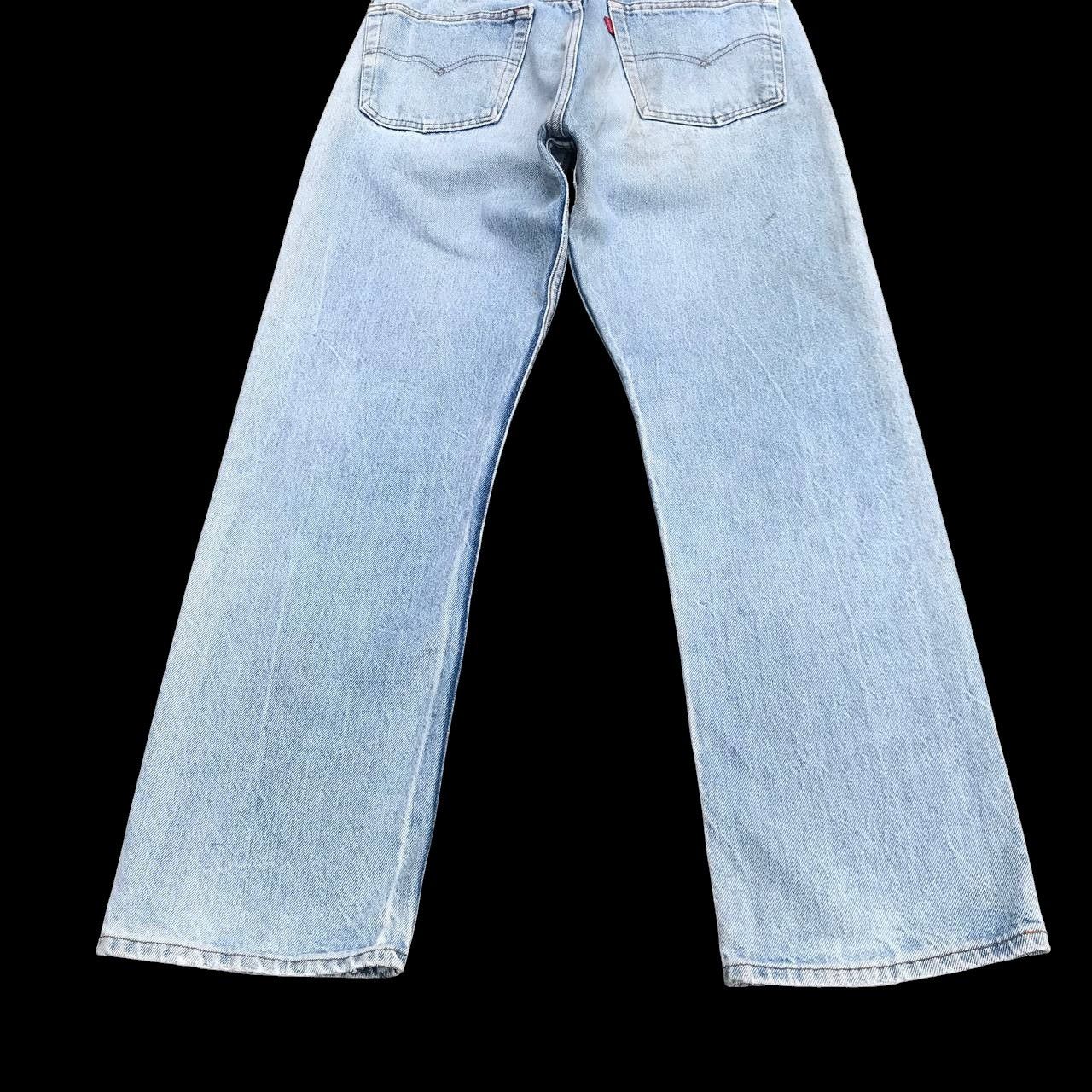 Levi's Vintage Clothing 80S Vintage Levis 501 USA lightwash dirty Stain W29x28 inch Size US 29 - 6 Thumbnail