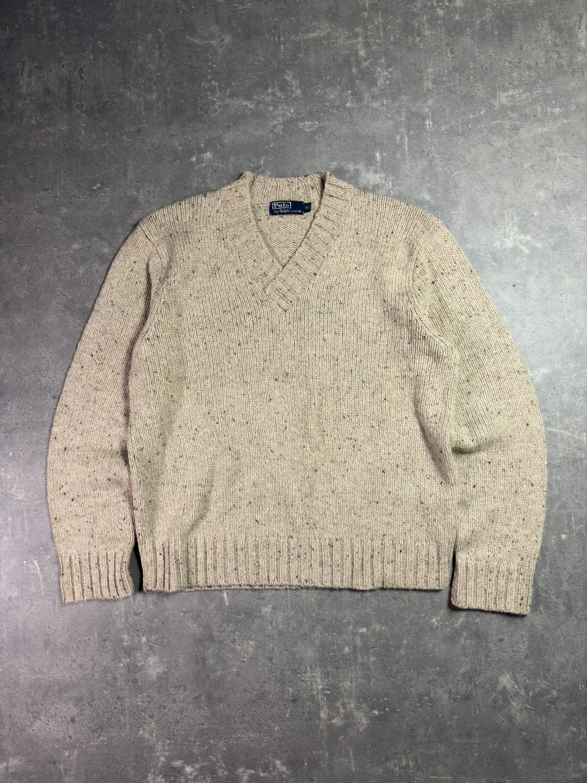 Polo Ralph Lauren Polo Ralph Lauren Wool Alpaca Oatmeal Elbow Patches Knit XL Size US XL / EU 56 / 4 - 8 Thumbnail