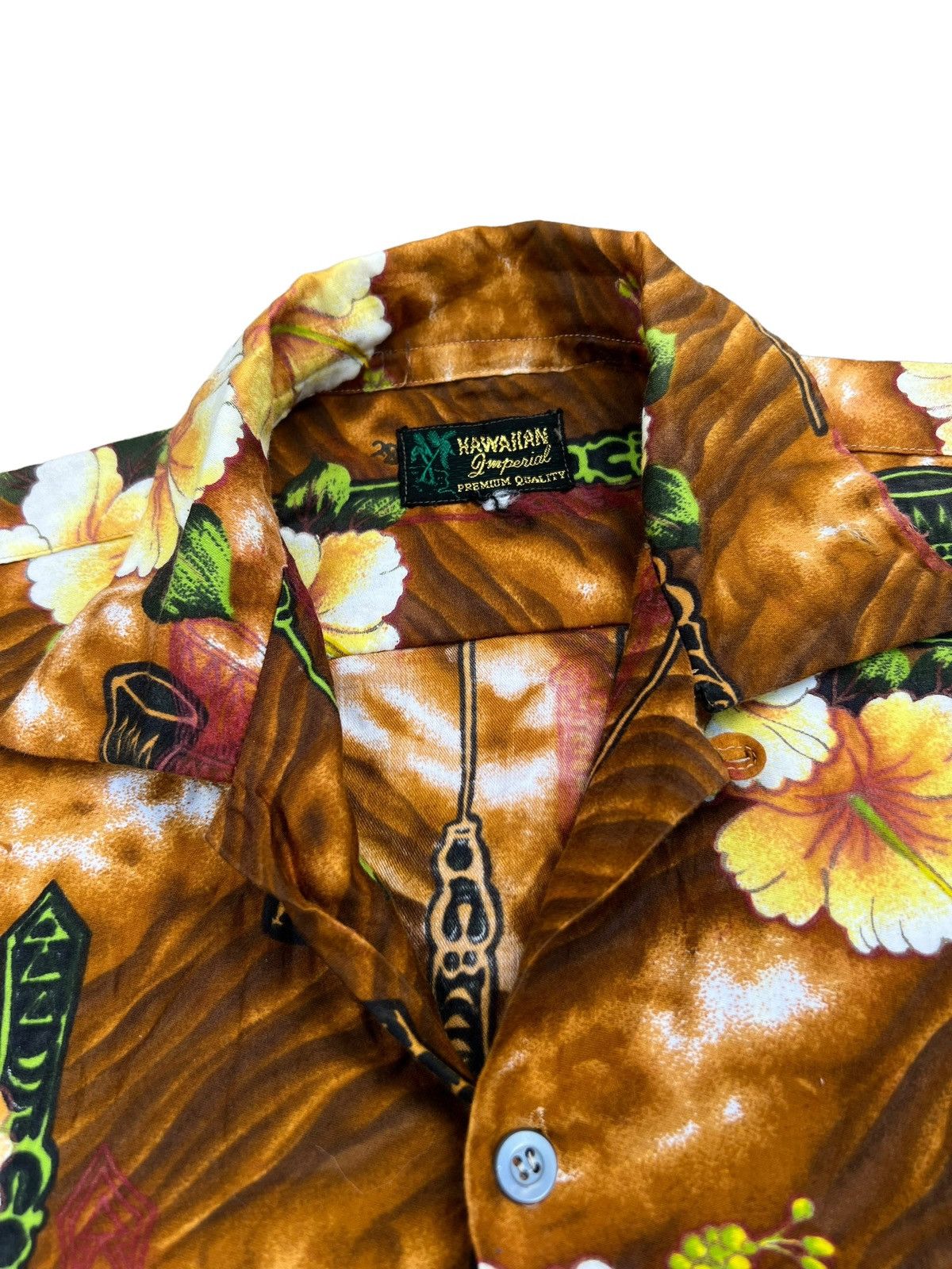 Vintage Vintage 70s Hawaiian Imperial Djembe Bongo Hawaii Shirt Size US S / EU 44-46 / 1 - 5 Thumbnail