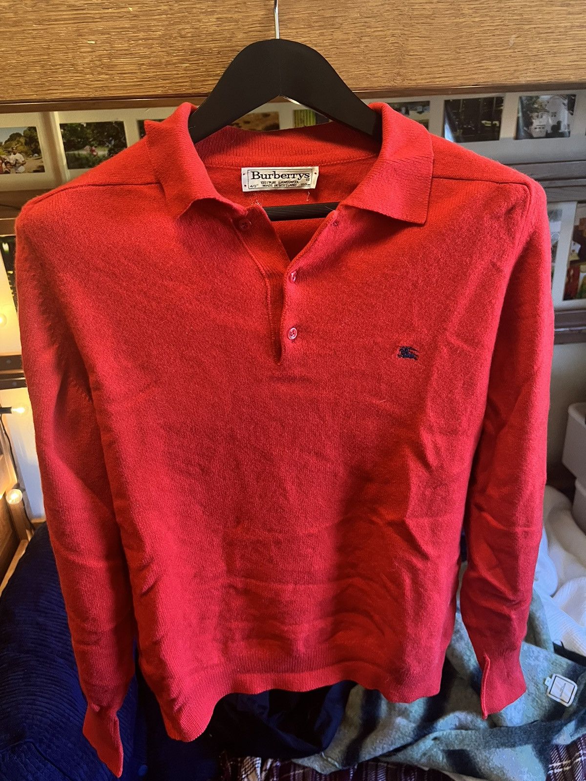 Burberry × Vintage MOVING SALE | LAMBSWOOL BURBERRY SWEATER ❤️❤️ Size US M / EU 48-50 / 2 - 1 Thumbnail