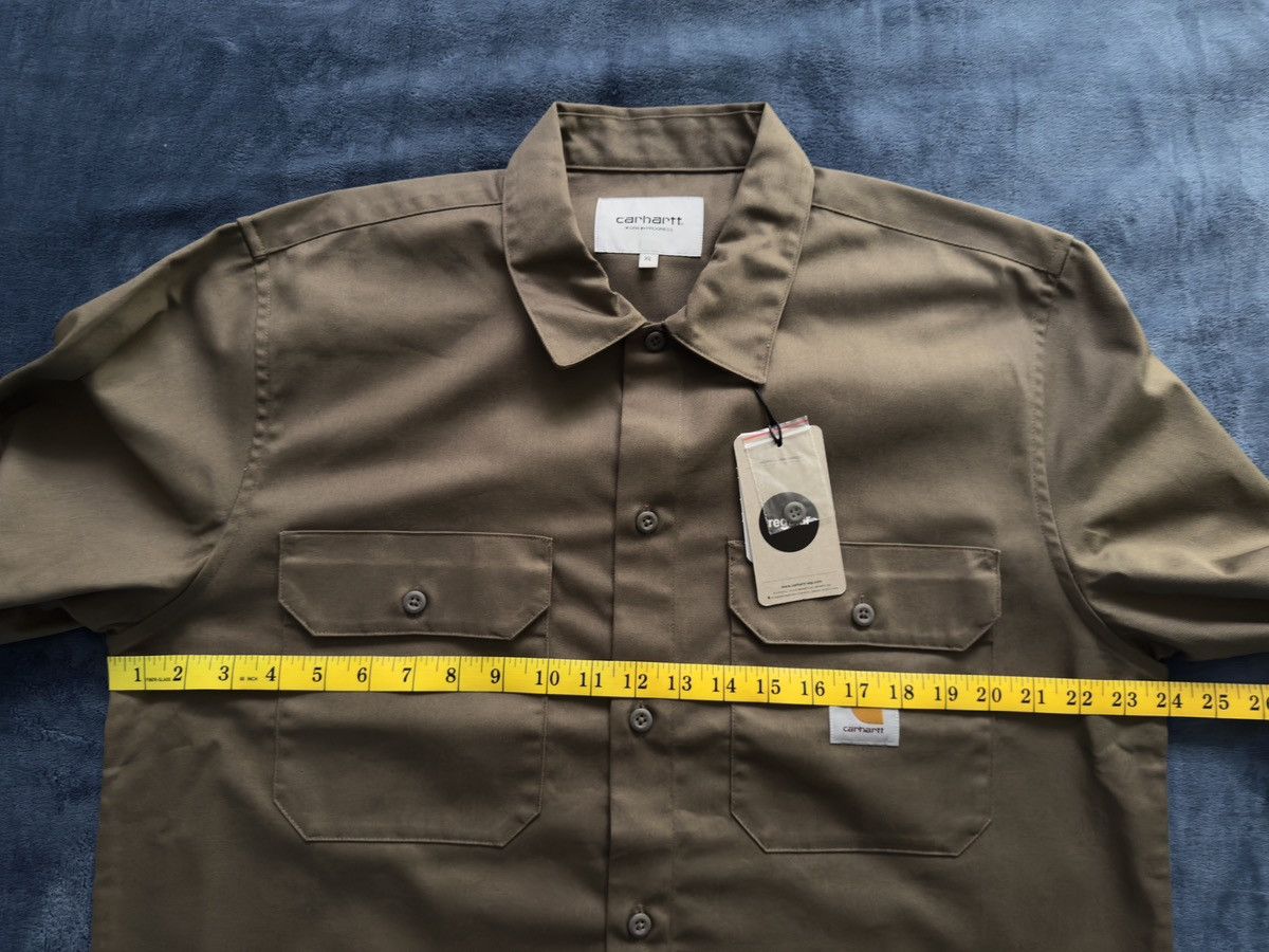 Carhartt Wip Master Long Sleeve Button Up Size US XL / EU 56 / 4 - 4 Thumbnail