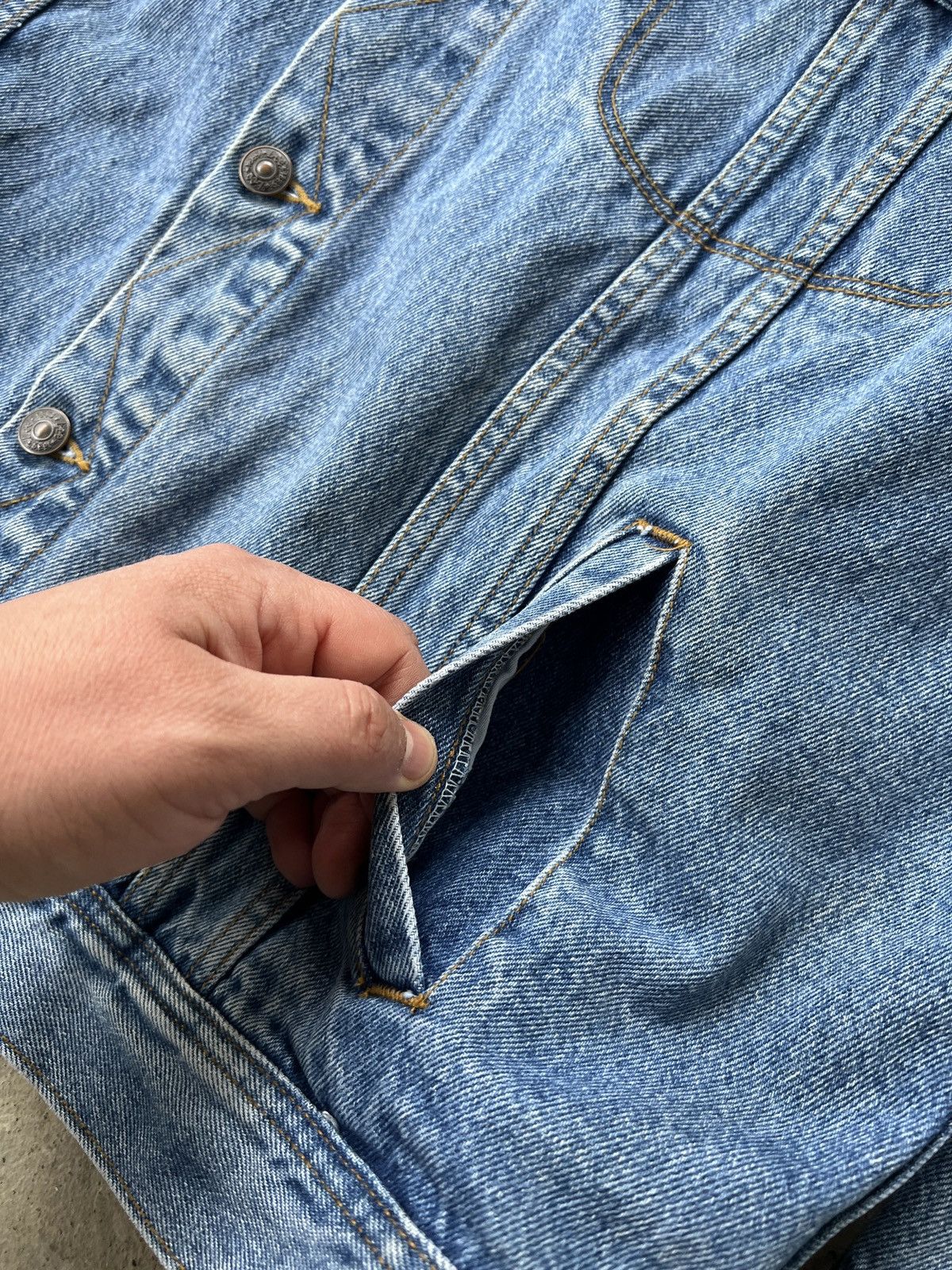 Lee Lee Vintage Denim Jacket Size US XL / EU 56 / 4 - 4 Thumbnail