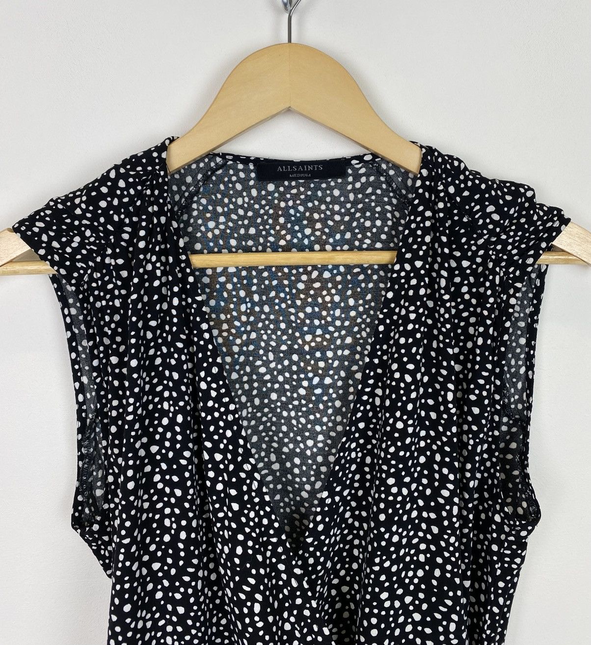 Allsaints Allsaints Krystal Splash Dress Women’s Size M Polka Dot Top Size M / US 6-8 / IT 42-44 - 3 Thumbnail