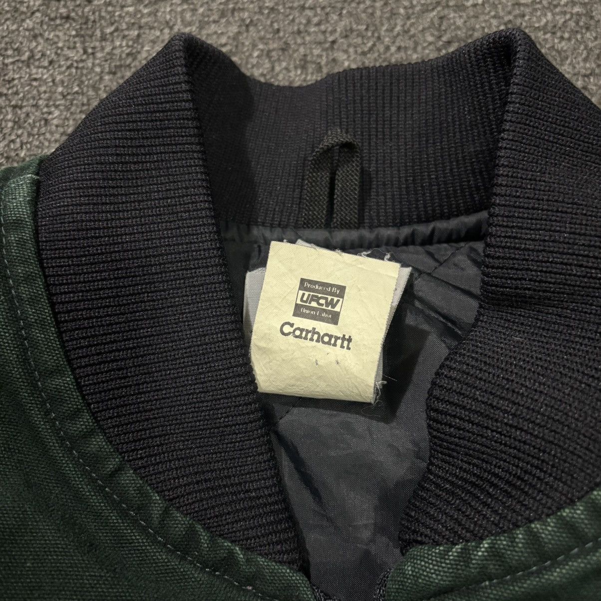 Carhartt Vintage Carhartt Vest Spruce Green Quilted XL V02 SPC 90s Size US XL / EU 56 / 4 - 8 Thumbnail