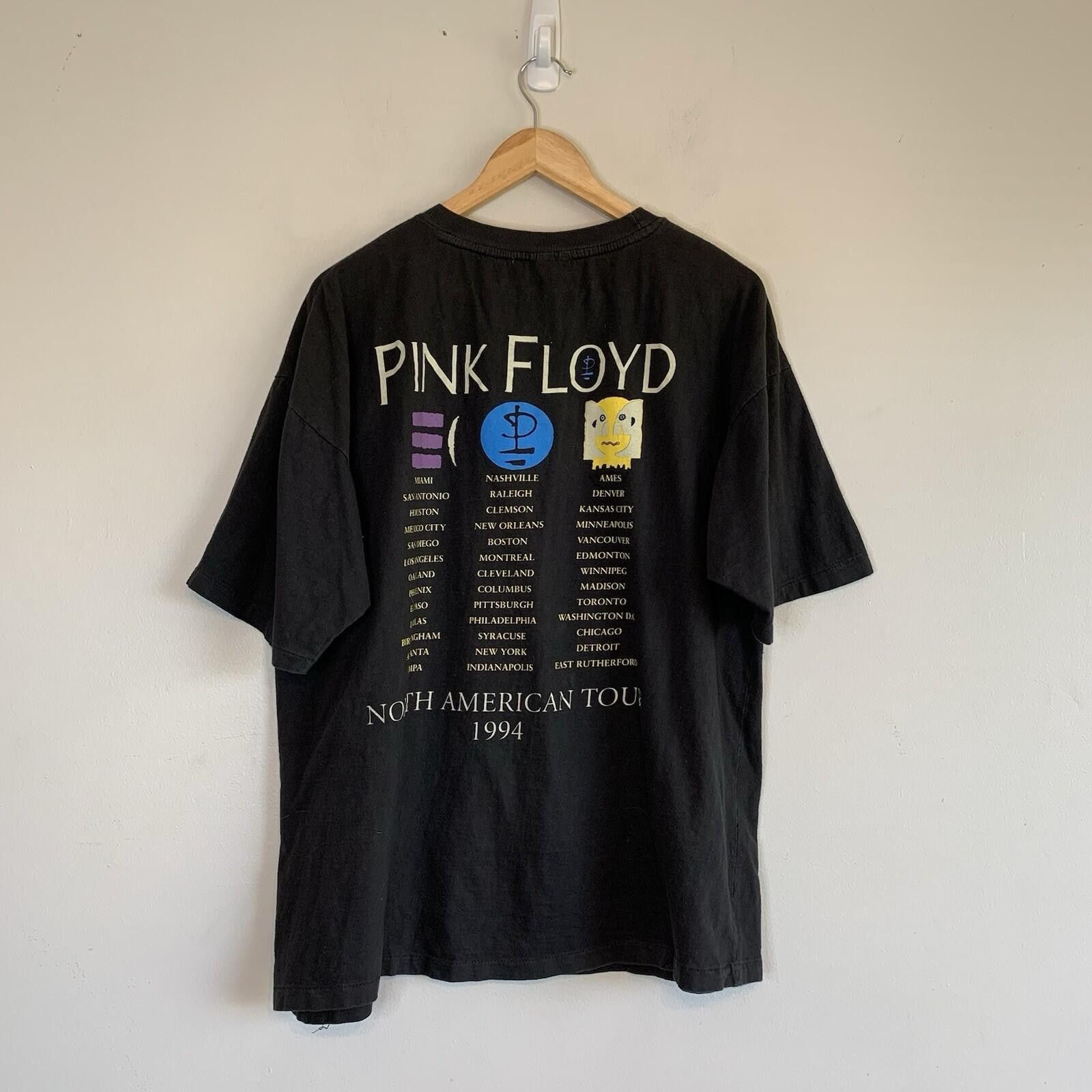 Vintage Vintage 1994 Pink Floyd Division Bell Tour Shirt Size XL Size US XL / EU 56 / 4 - 3 Thumbnail