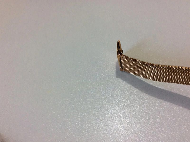 Designer Olivia white dial rose gold mesh bracelet watch Size ONE SIZE - 4 Thumbnail