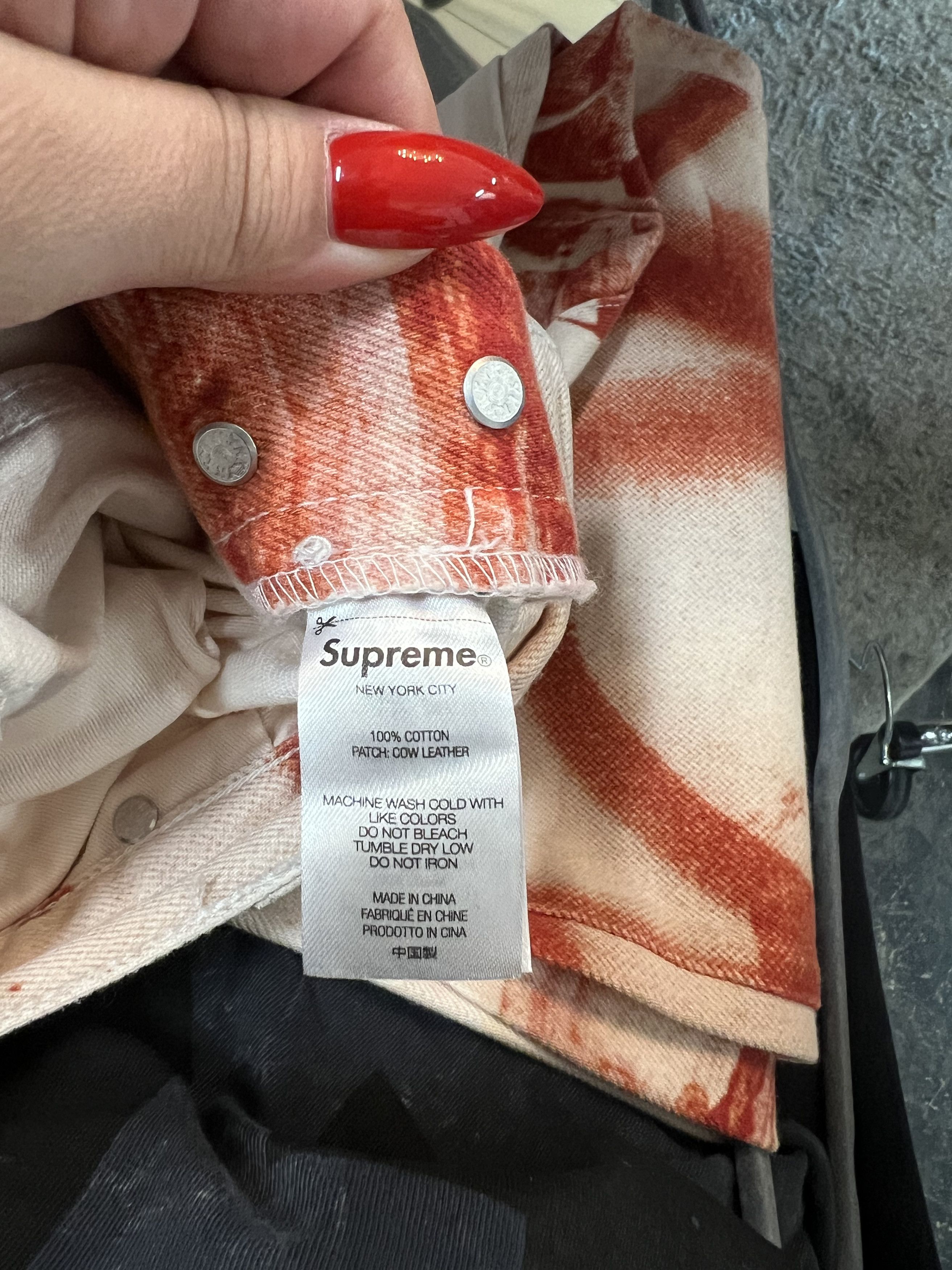 Supreme Spray Paint Carpenter Jean Size US 34 / EU 50 - 4 Thumbnail