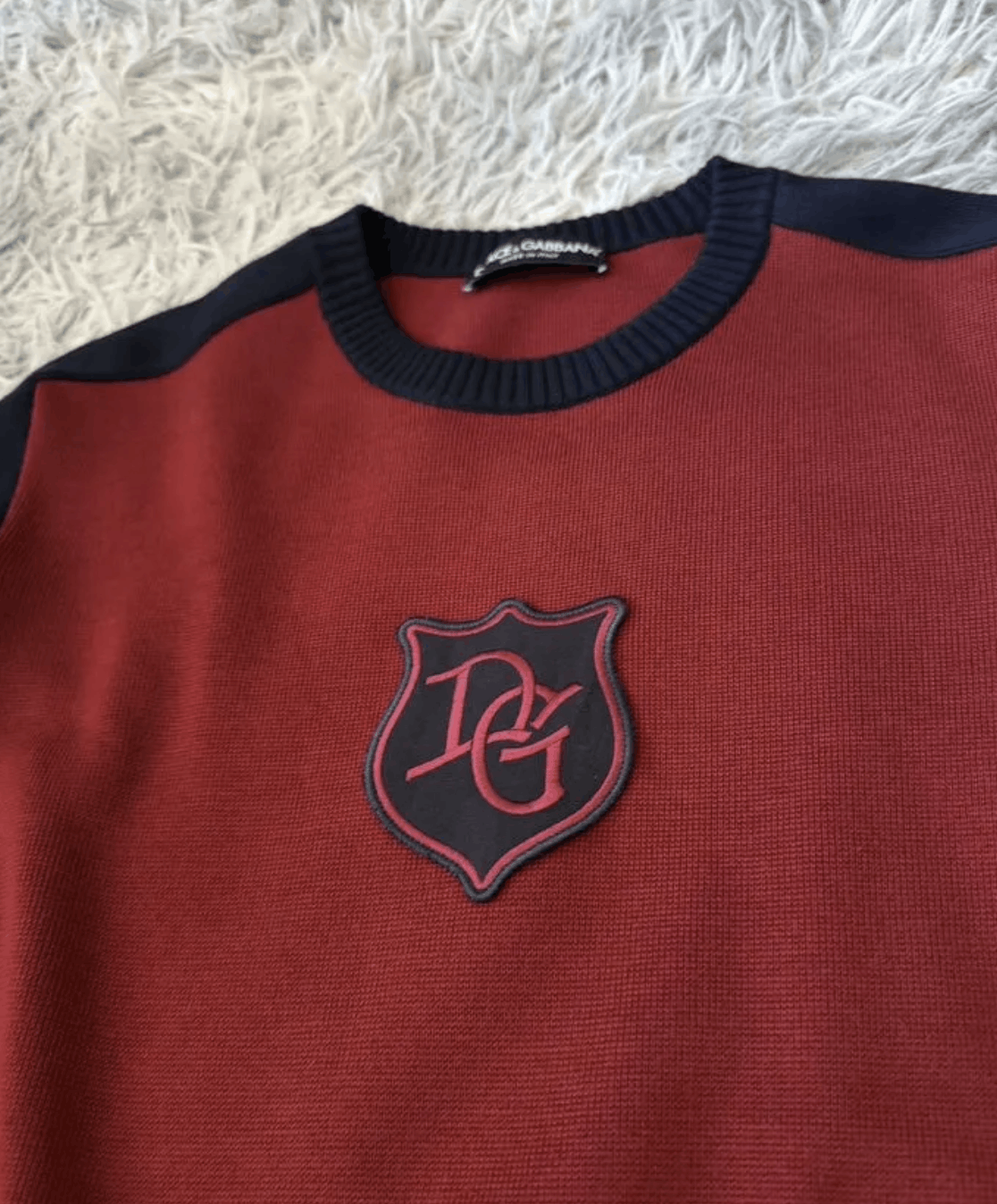 Dolce & Gabbana Wool patched sweater Size US L / EU 52-54 / 3 - 2 Thumbnail