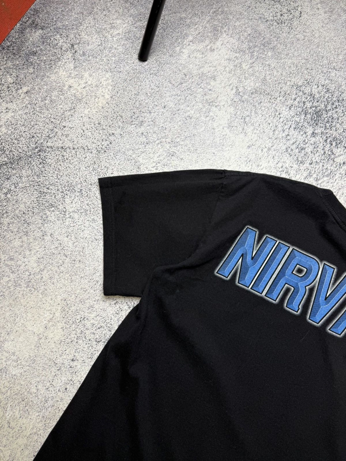 Nirvana Vintage Nirvana Kurt Cobain Black T Shirts Size US L / EU 52-54 / 3 - 19 Thumbnail