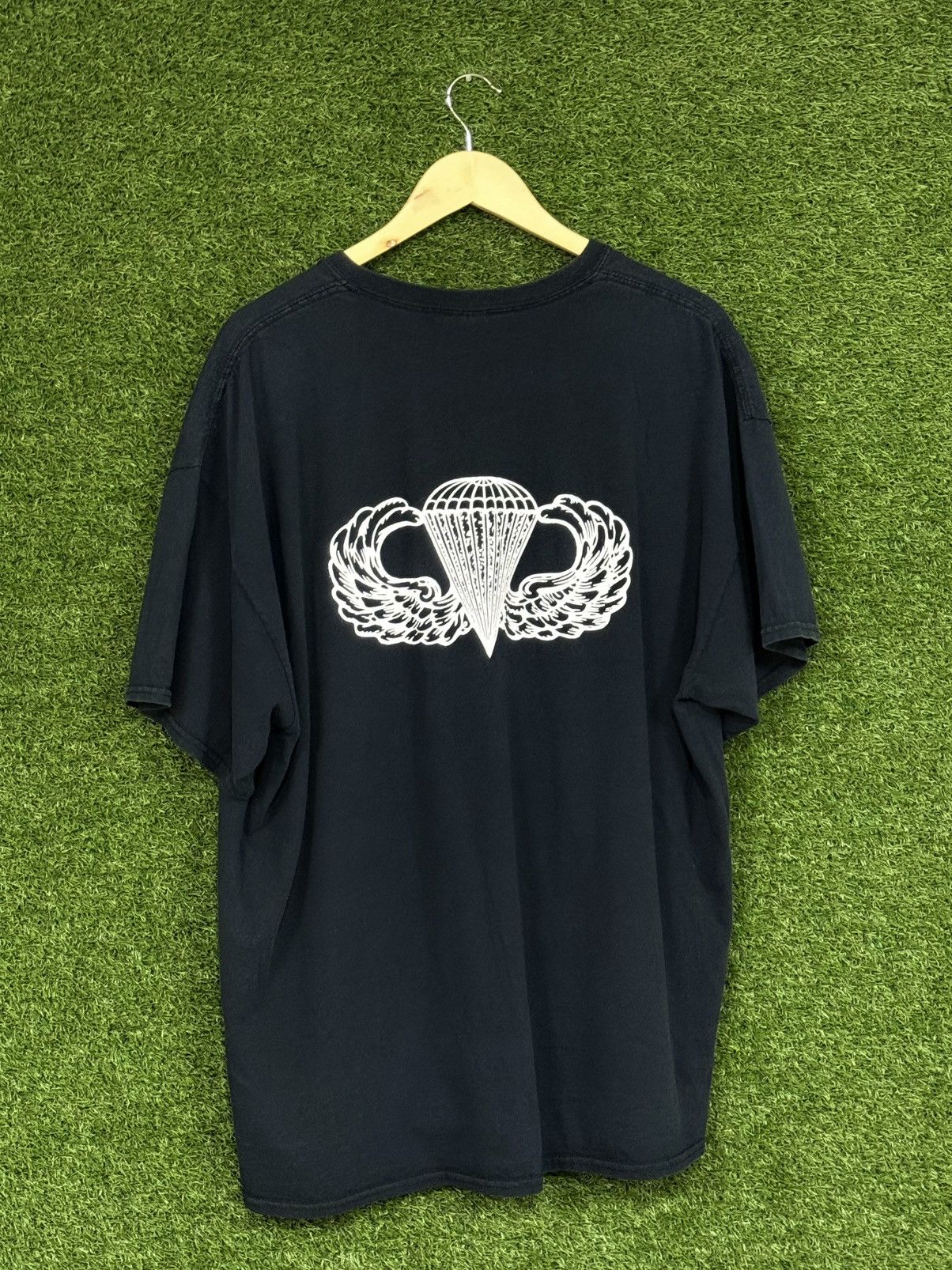 Vintage RARE Vintage Fort Benning Air Force Military Army T Shirt Size US XXL / EU 58 / 5 - 4 Thumbnail