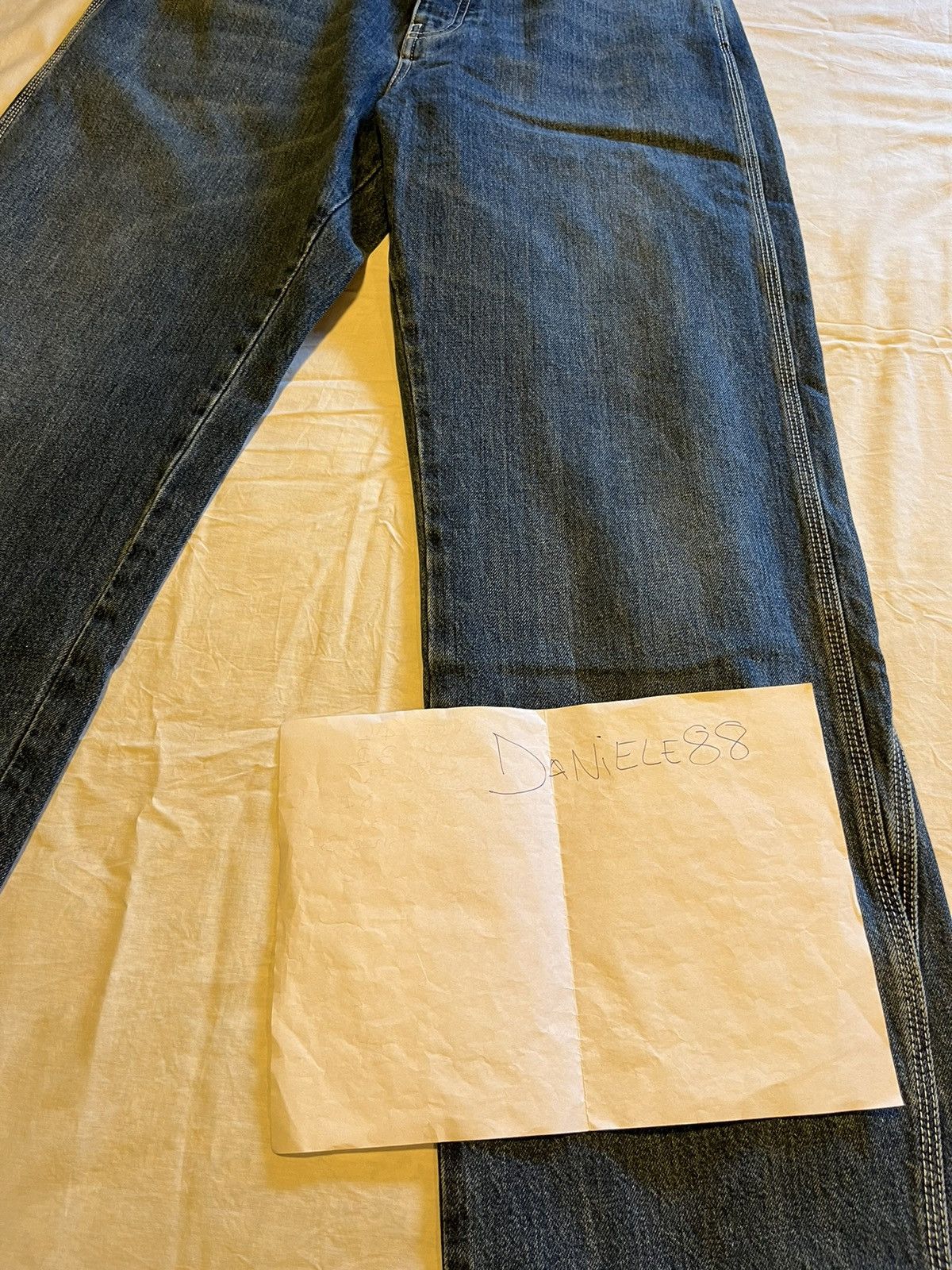 Alexander McQueen Alexander McQueen baggy wide leg jeans. Size US 34 / EU 50 - 6 Thumbnail