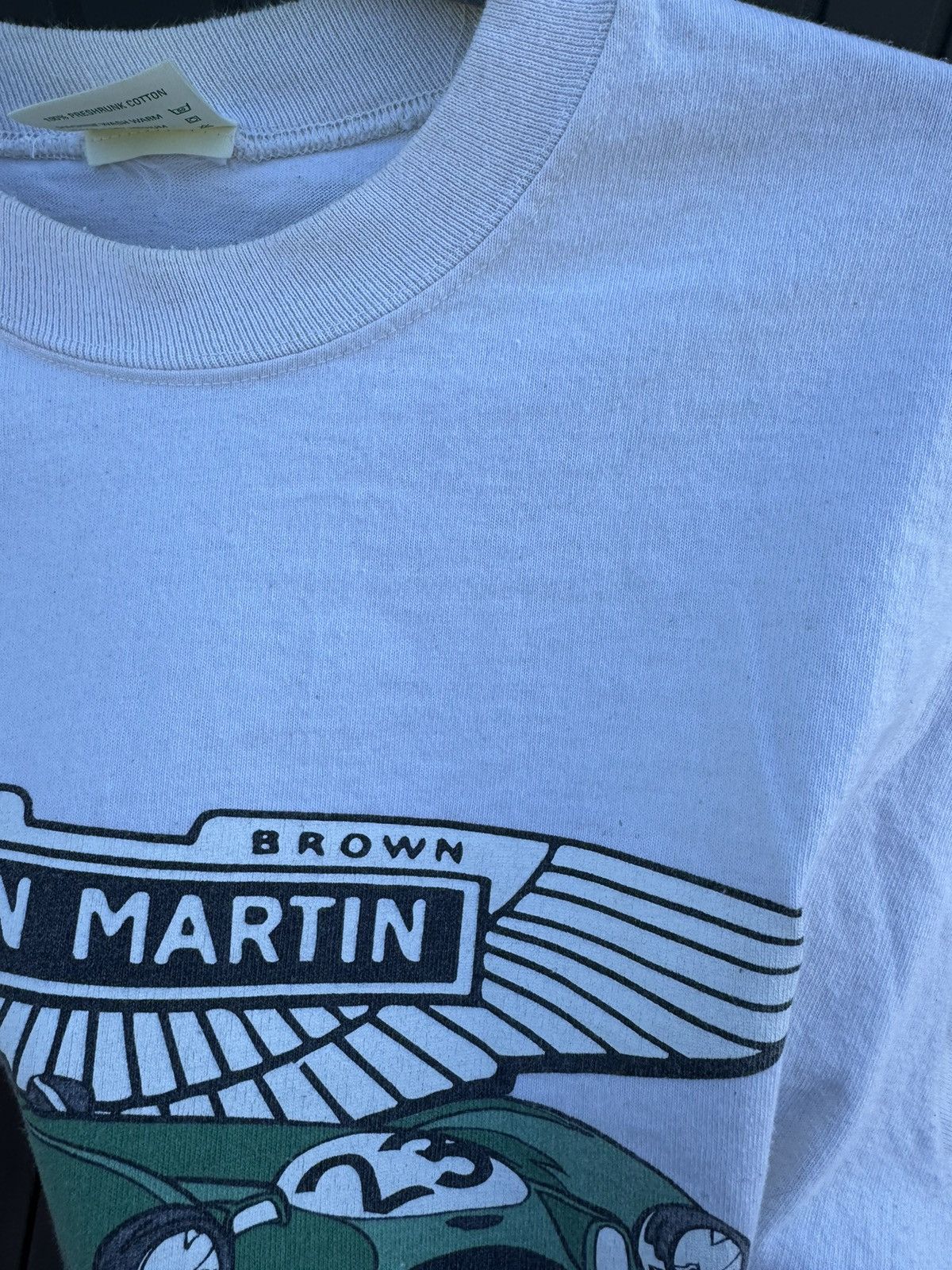 Ford Aston Martin 90s Vintage David Brown Racing Tee Streetwear Size US XL / EU 56 / 4 - 11 Thumbnail