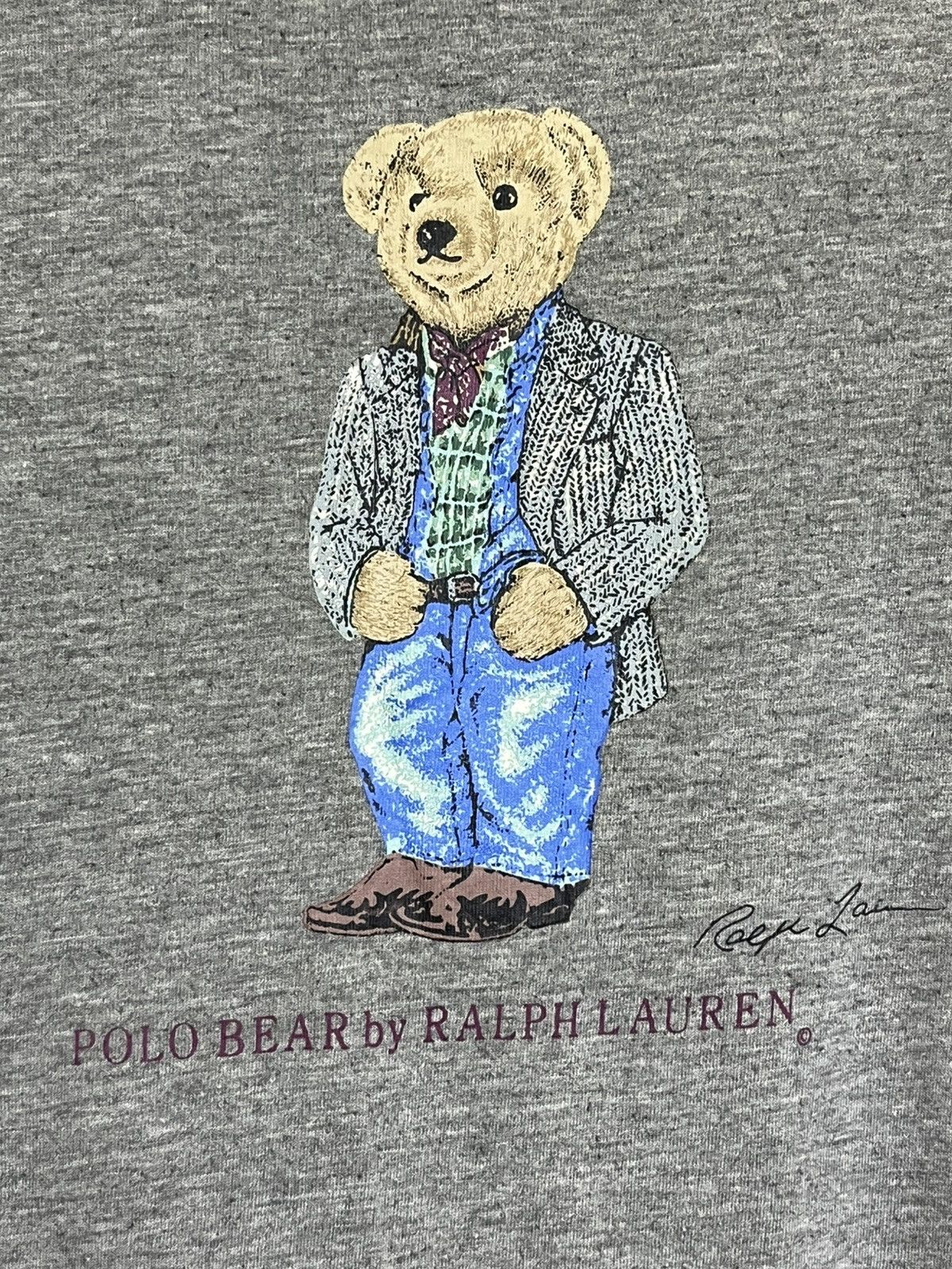 Polo Ralph Lauren VINTAGE 90s POLO BEAR BY RALPH LAUREN LONG SLEEVE T SHIRT Size US L / EU 52-54 / 3 - 3 Thumbnail
