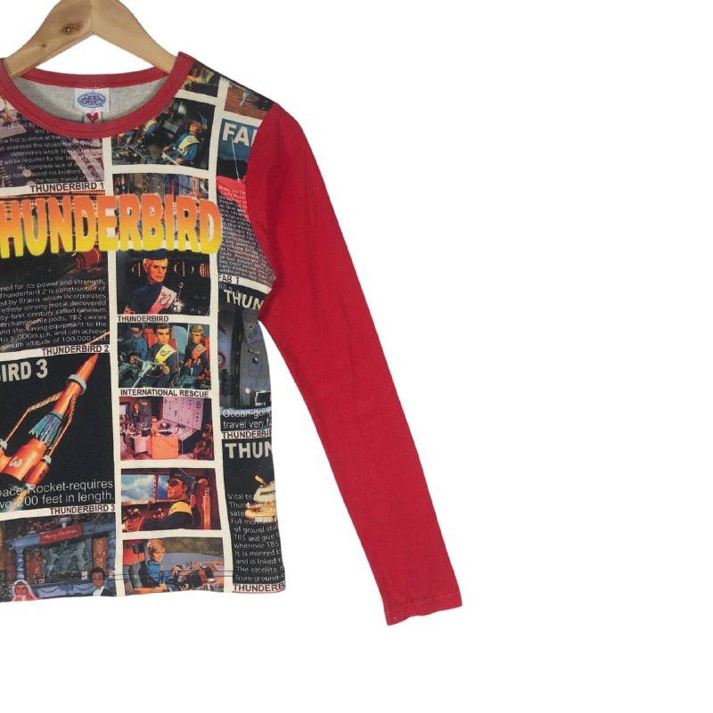 Vintage Vintage 90's Thunderbirds 3 Movie T-Shirt Size US S / EU 44-46 / 1 - 4 Thumbnail