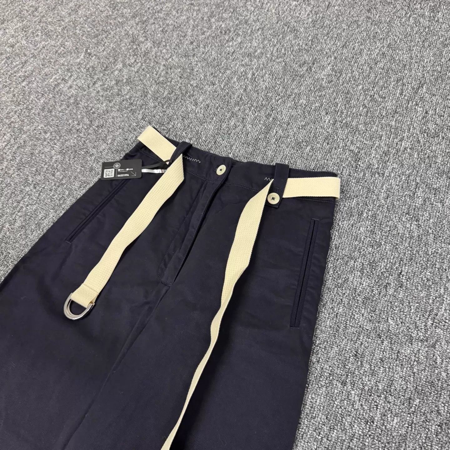 Moncler Moncler casual belted wide-leg pants 38 99 new Size 26" / US 2 / IT 38 - 4 Thumbnail