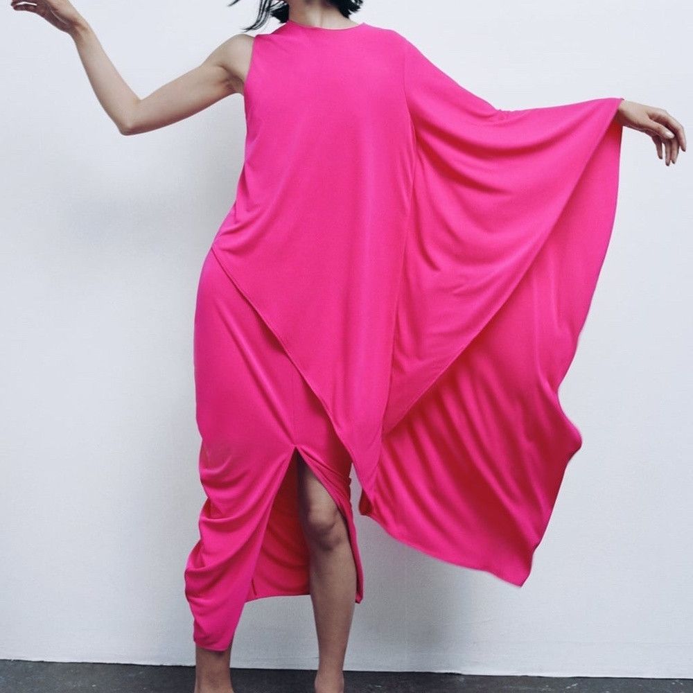 Zara ZARA DRAPED SIDE SKIRT SIZE M Size 29" - 5 Thumbnail