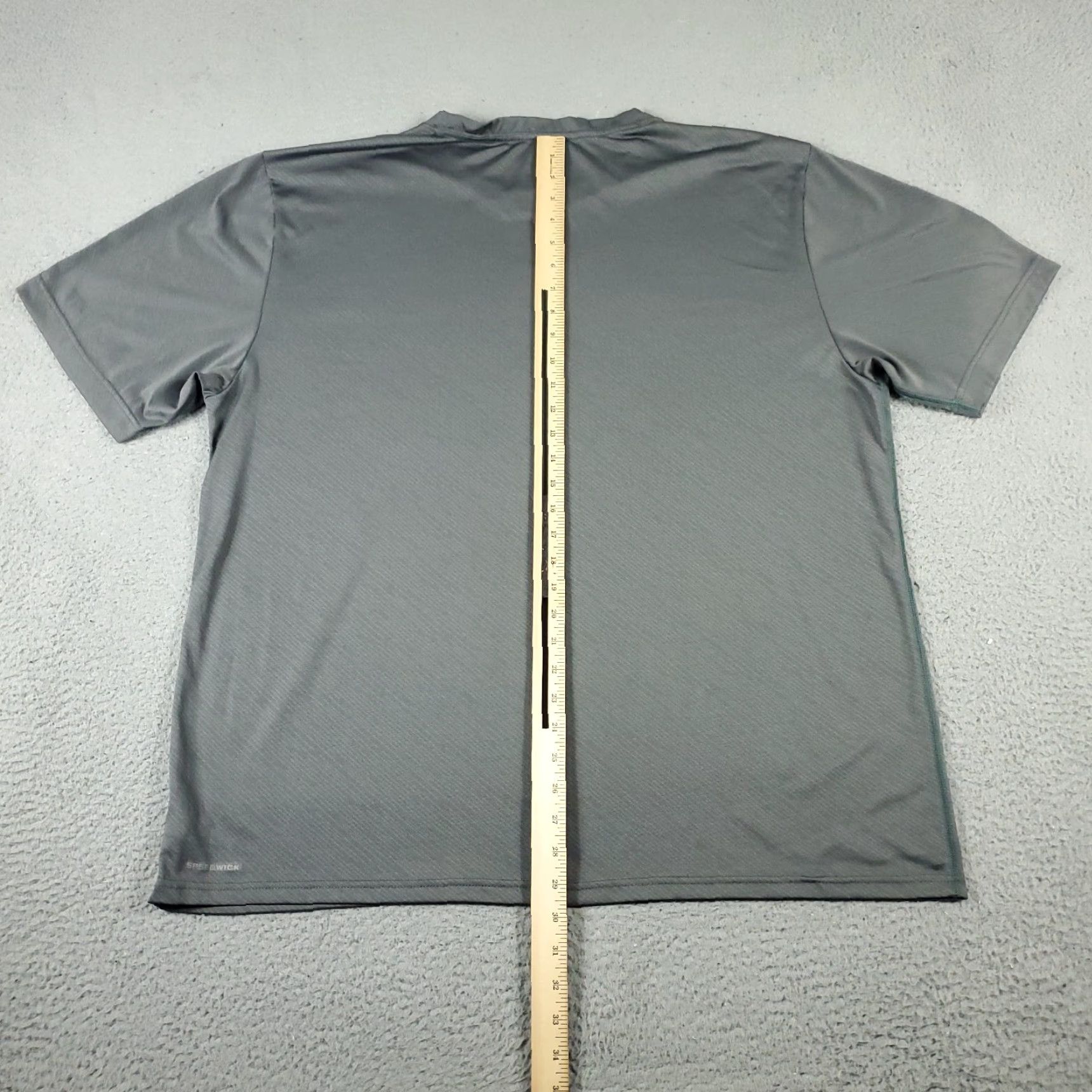 Reebok REEBOK T-Shirt Men’s 2XL Gray Casual Short Sleeve Regular Fit Sports Logo Size US XXL / EU 58 / 5 - 4 Thumbnail