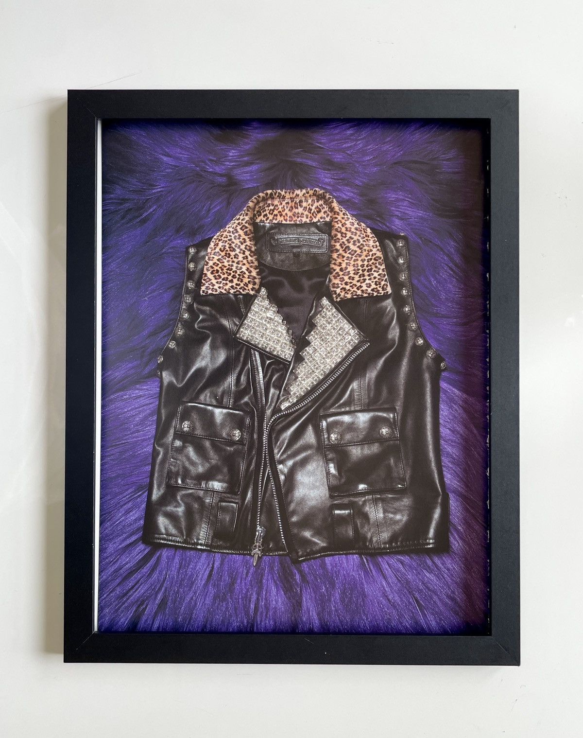 Chrome Hearts Chrome Hearts rare vest photo 9x11 Poster framed Size ONE SIZE - 1 Thumbnail