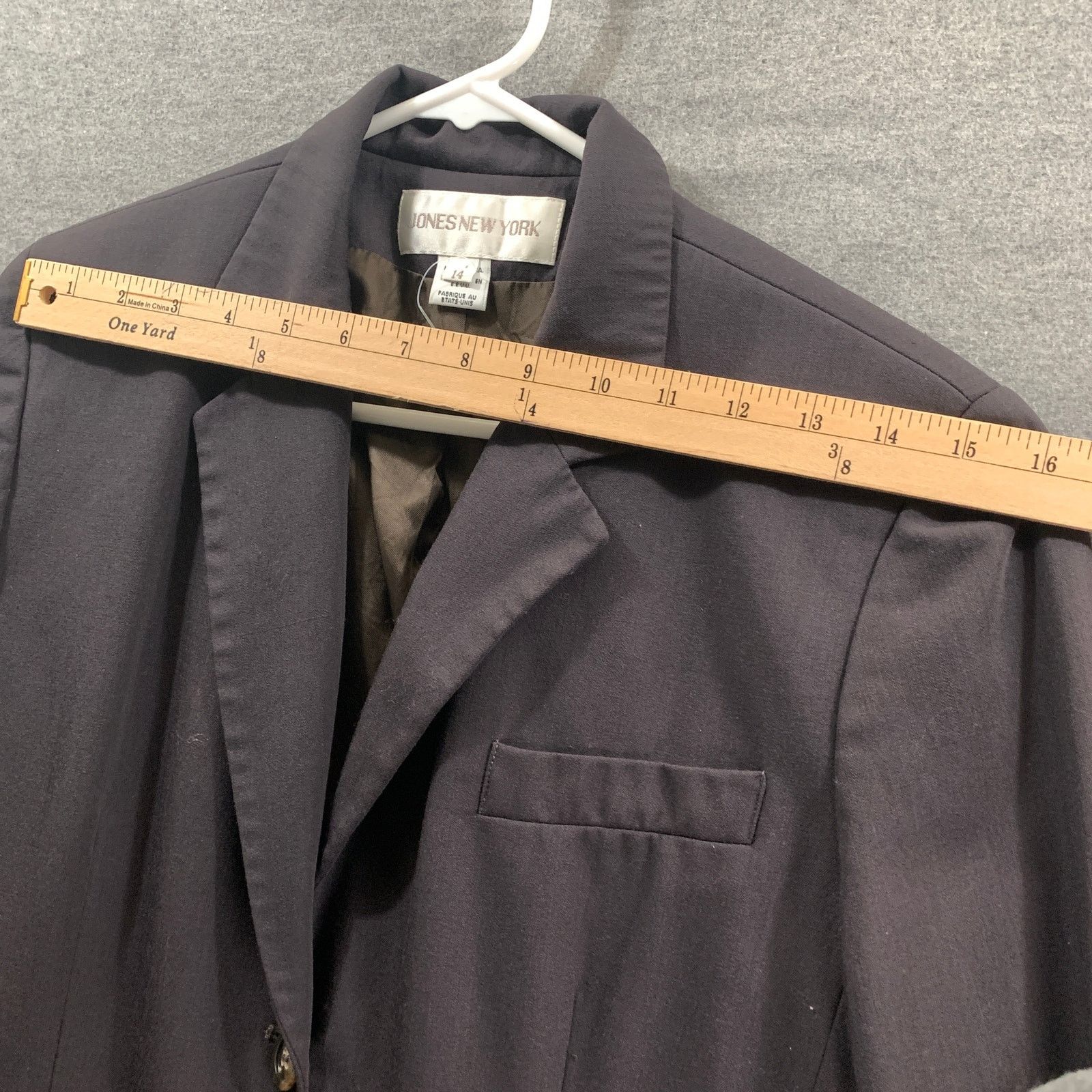 Jones New York Jones New York Suits Womens Size 14 Black Formal Top Blazer Size XL / US 12-14 / IT 48-50 - 4 Thumbnail