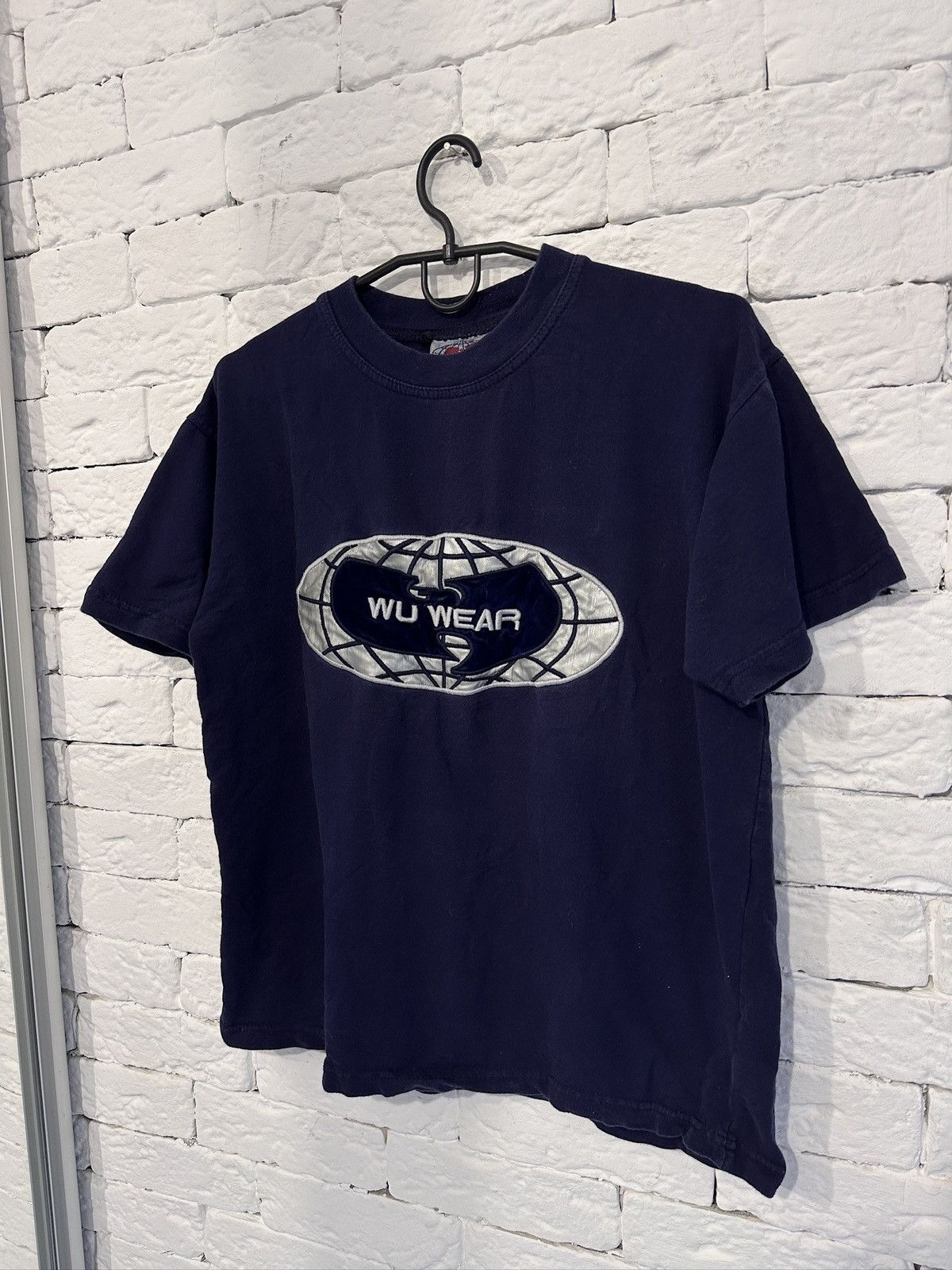 Wu-Tang Clan Vintage 90s’ Wu-Tang Clan Wu Wear T-Shirt Size S Navy Blue Size US S / EU 44-46 / 1 - 2 Thumbnail