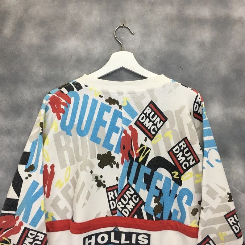 Adidas × RUN DMC × Vintage Vintage Adidas Run DMC Hollis Crew 1985 Sweatshirts Size US L / EU 52-54 / 3 - 5 Thumbnail