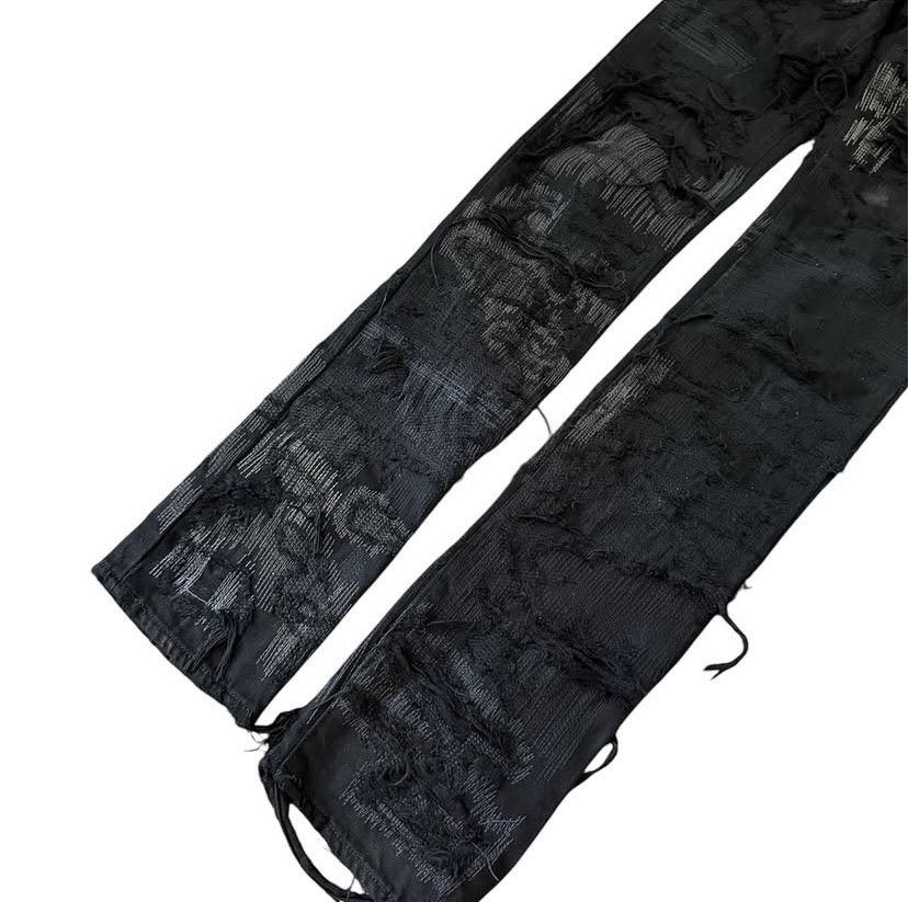 Undercover undercover 85s black denim Size 29" - 3 Thumbnail