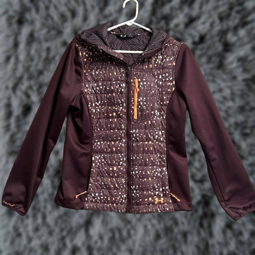 Under Armour Under Armour Jacket Womens S Purple Coldgear Infrared Winter Fitted Warm} Size S / US 4 / IT 40 - 1 Thumbnail