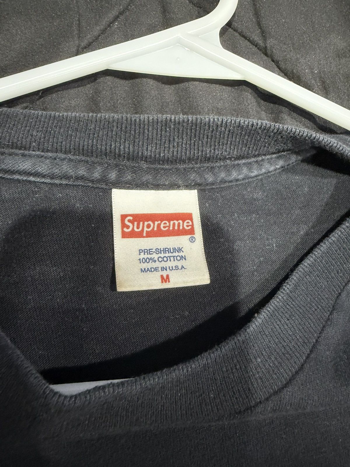 Supreme 2013 Supreme Bling Box Logo Tee Black Pre-Owned Size US M / EU 48-50 / 2 - 2 Thumbnail