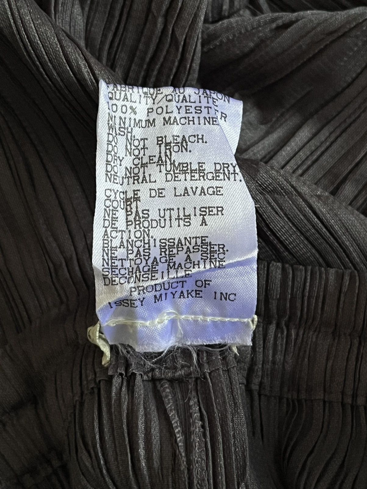 Pleats Please Issey Miyake Pleats Please Trousers Dark Gray Size US 32 / EU 48 - 6 Thumbnail