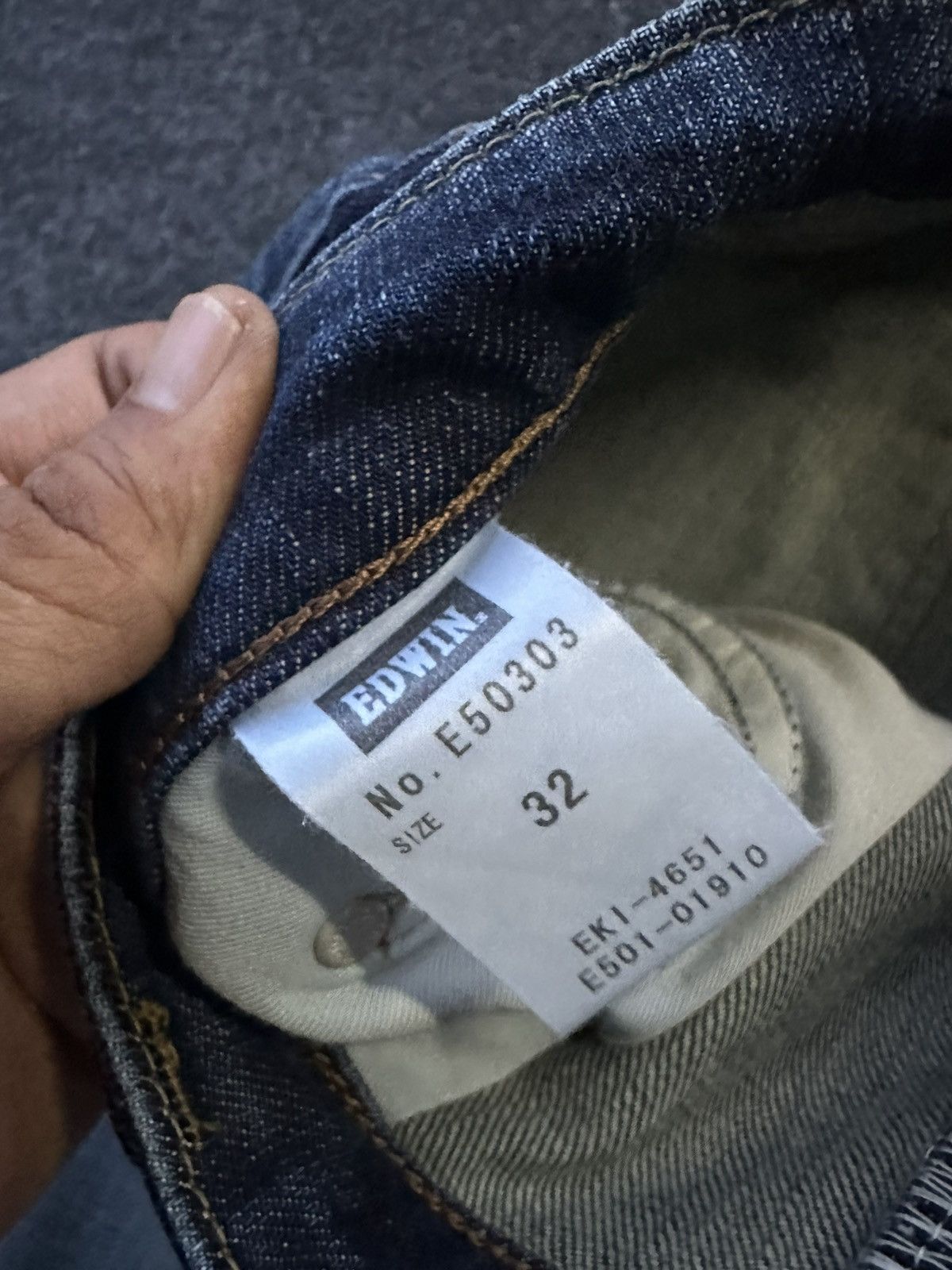 Edwin Vintage Edwin 503 Tokyo Fade Washed Denim 32x29 D294 Size US 32 / EU 48 - 13 Thumbnail