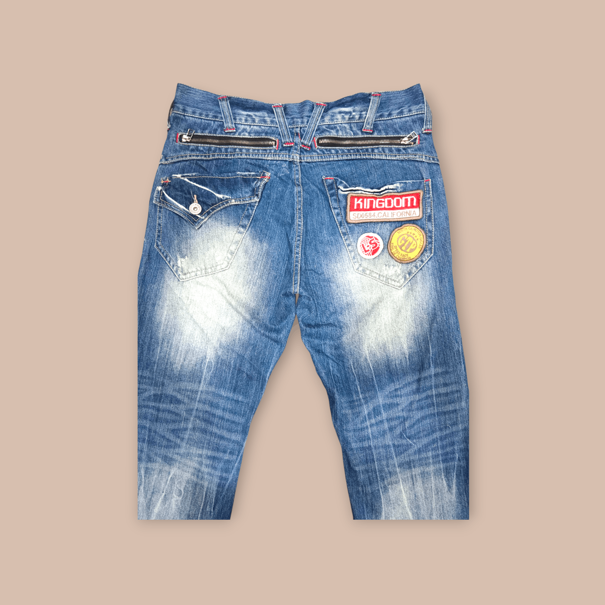 Lucky Brand Lucky Store Patches Rider Denim Size US 31 - 4 Thumbnail