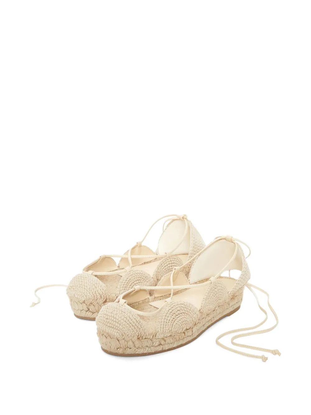Loewe o1y1025 Espadrilles in Beige Size US 7 / IT 37 - 2 Thumbnail