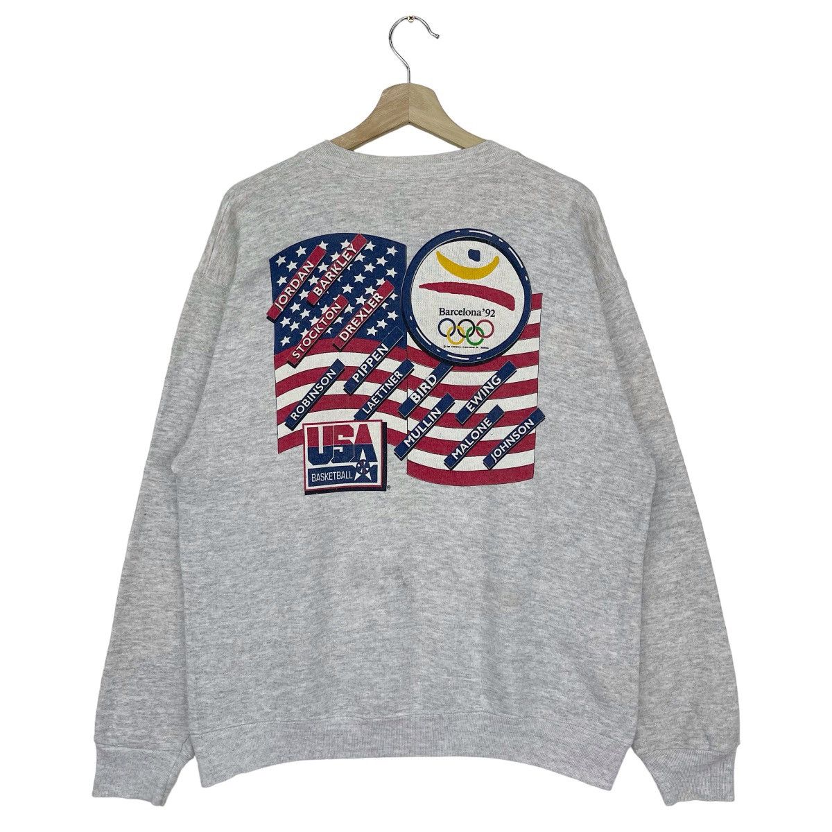 NBA × USA Olympics × Vintage 1992 USA Basketball Dream Team Sweatshirts Size US M / EU 48-50 / 2 - 2 Thumbnail
