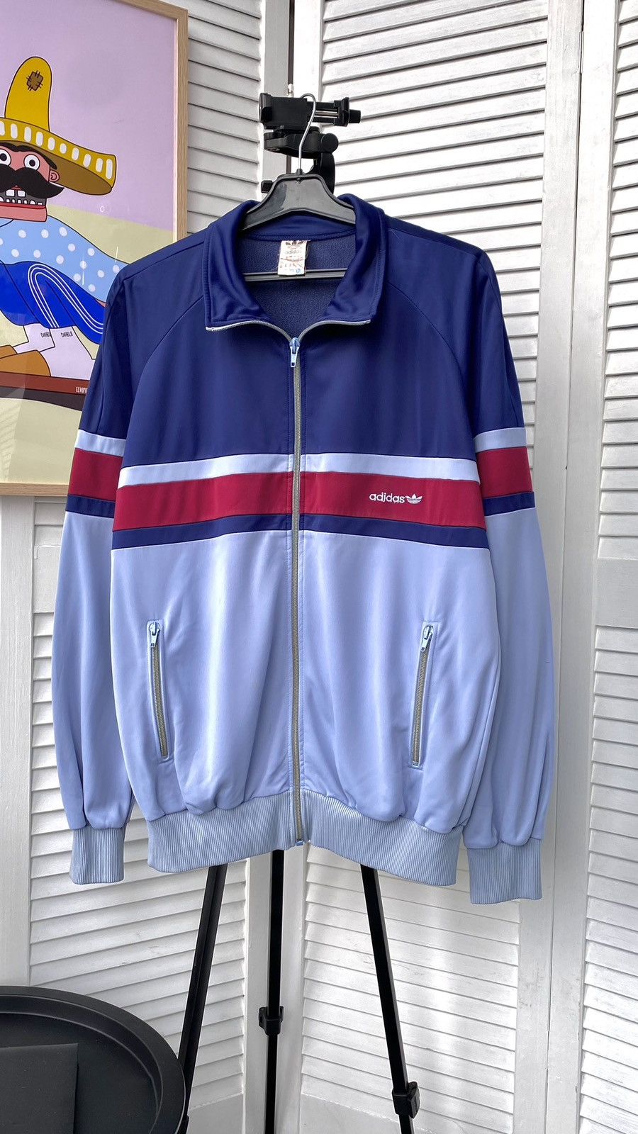 Adidas × Vintage Vintage Adidas Ventex Track Retro Jacket 90s West Germany Size US M / EU 48-50 / 2 - 4 Thumbnail