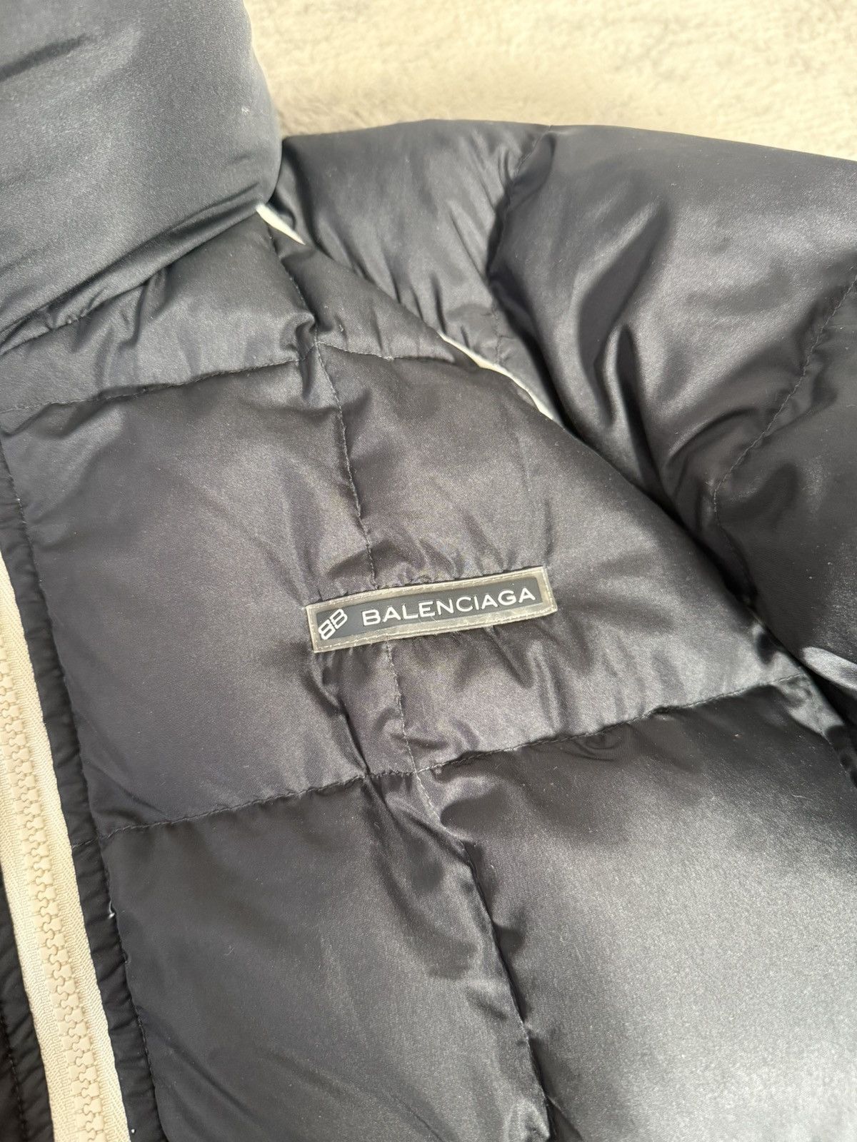 Balenciaga Vintage Y2K Balenciaga Sports Reversible Long Puffer Jacket Size US L / EU 52-54 / 3 - 9 Thumbnail