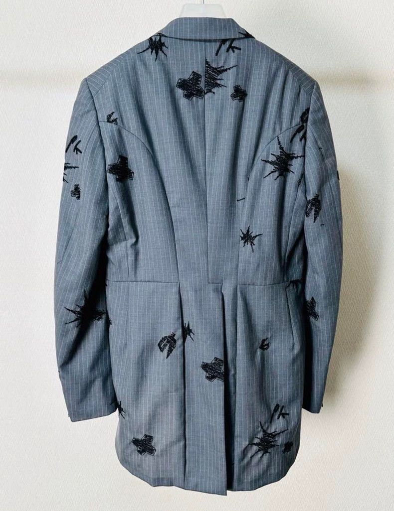 Comme des Garcons Comme Des Garcons Embroidered dovetail blazer Size S / US 4 / IT 40 - 6 Thumbnail
