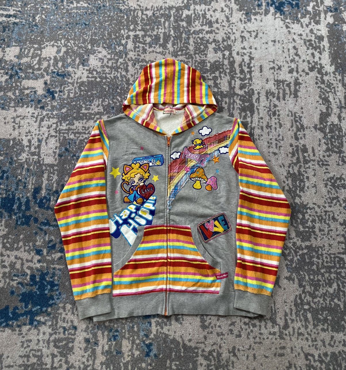 JAPANES HAPPIE HIPPIE ZIP HOODIE