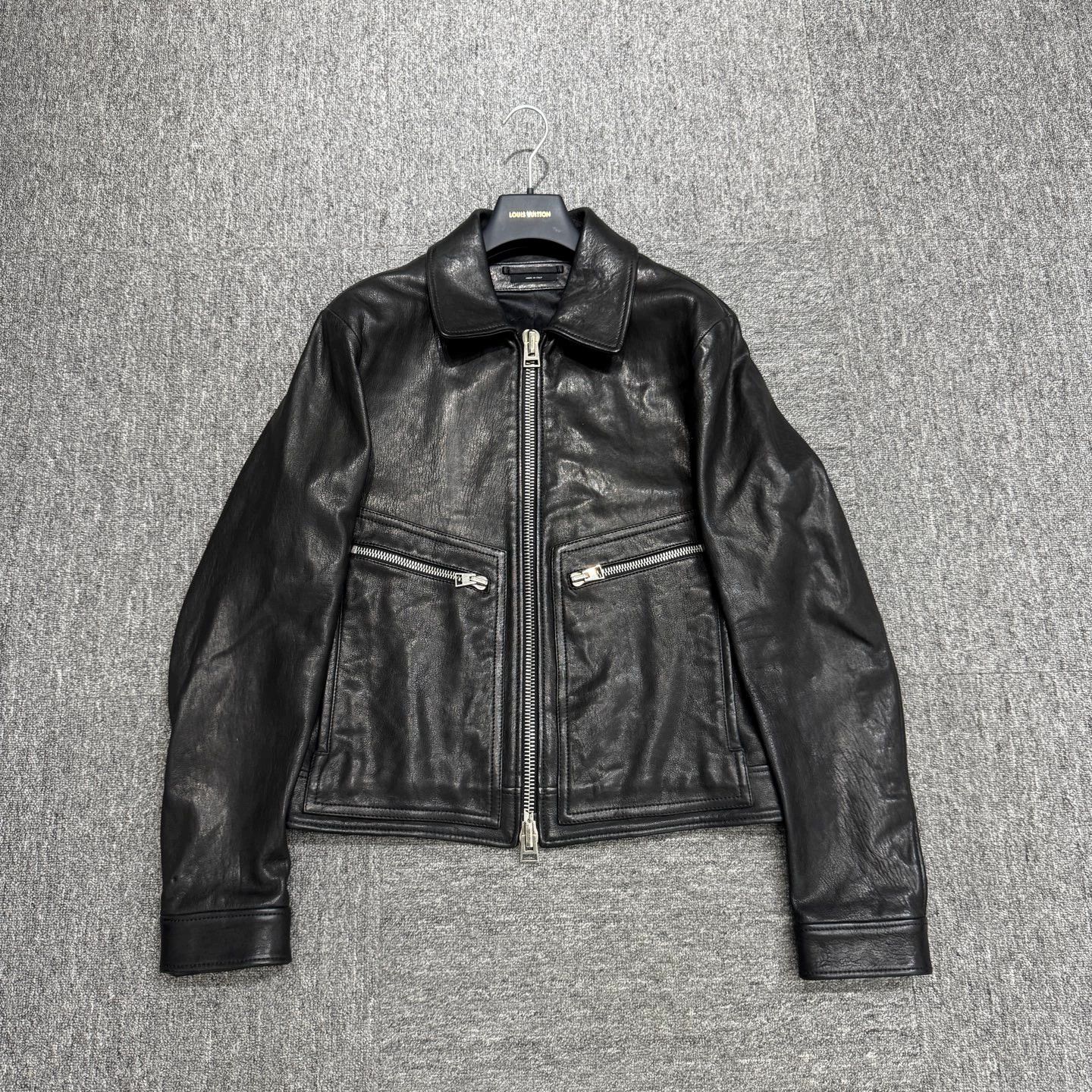 Tom Ford Tom Ford Sheepskin Biker Jacket 52 Size US L / EU 52-54 / 3 - 1 Thumbnail
