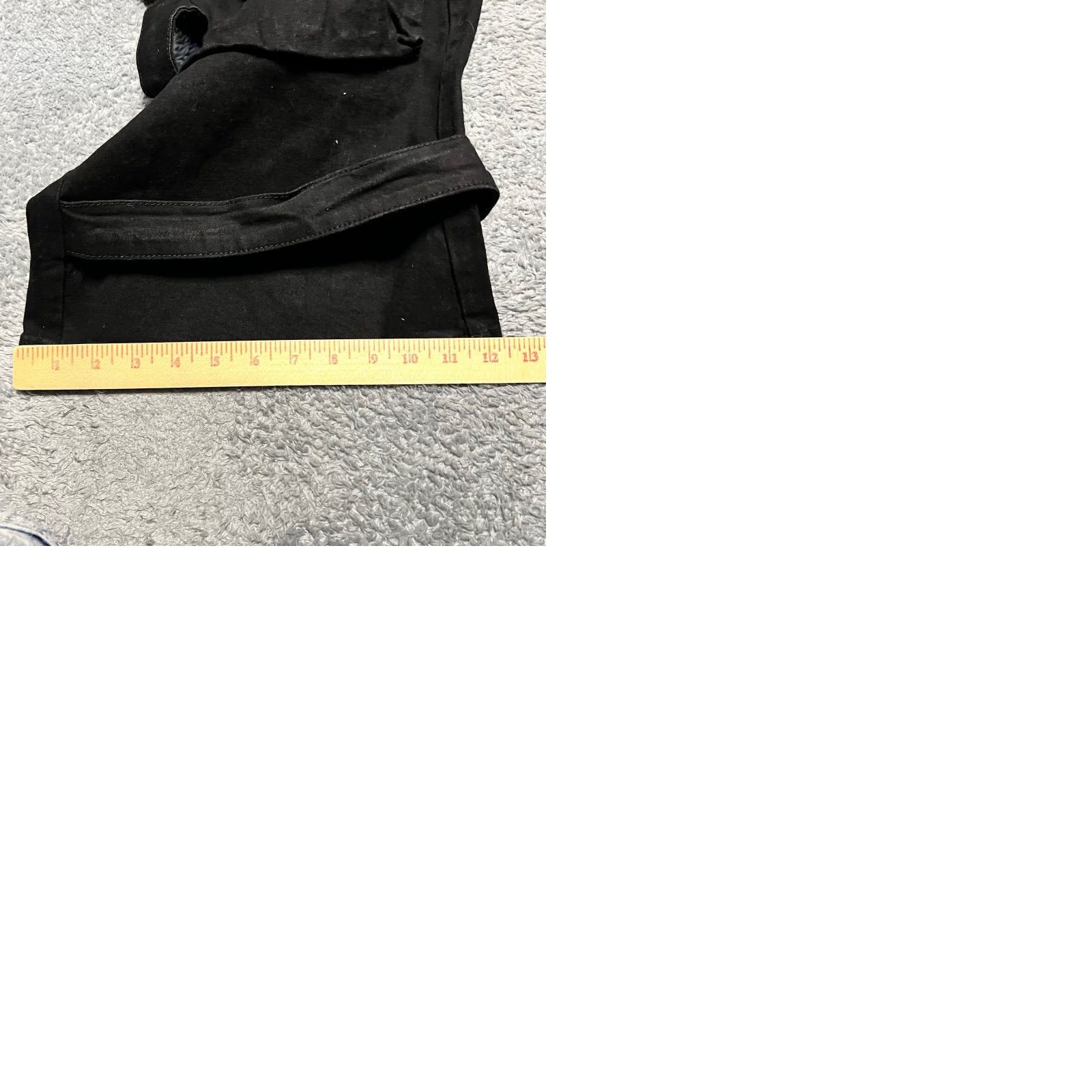 Vintage Rockstar Denim Men Cargo Jeans Black 38 x34.5 Baggy Regular Inseam 34 RSM Mahesh Size US 38 / EU 54 - 9 Thumbnail