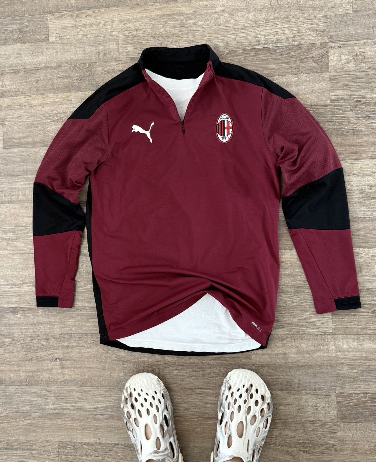 Puma Puma AC Milan Track Soccer Y2K Blokecore Drill Zip Jacket Size US S / EU 44-46 / 1 - 2 Thumbnail