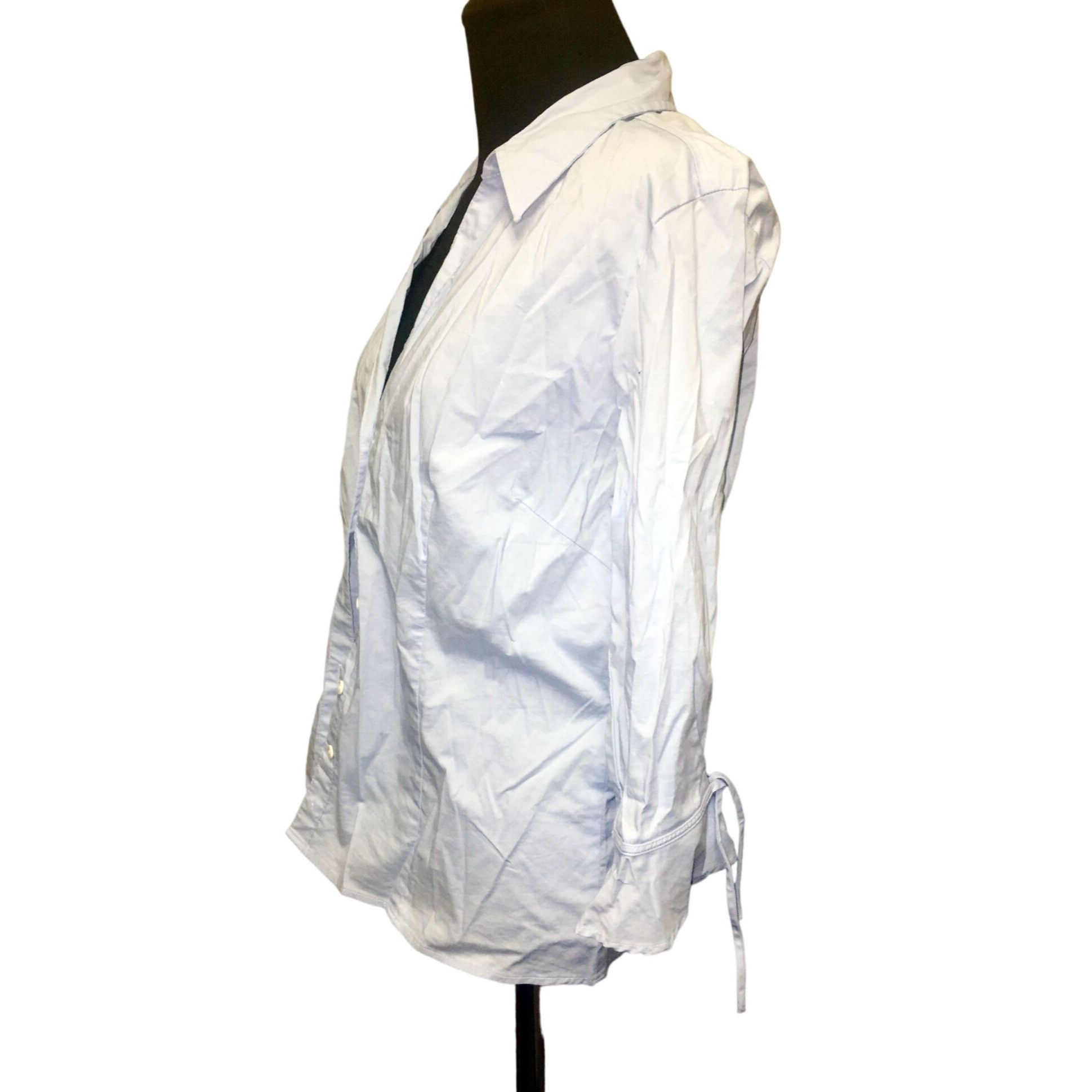 Old Navy Womens Old Navy Size Large Baby Blue Collared Button Down Dr Size L / US 10 / IT 46 - 5 Thumbnail