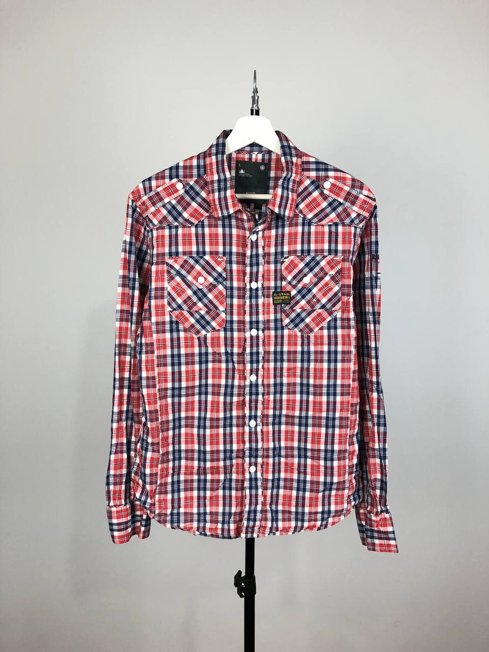 G-Star G-Star Raw Shirt New Midnight Fresh Piping Check size L Size US L / EU 52-54 / 3 - 1 Thumbnail
