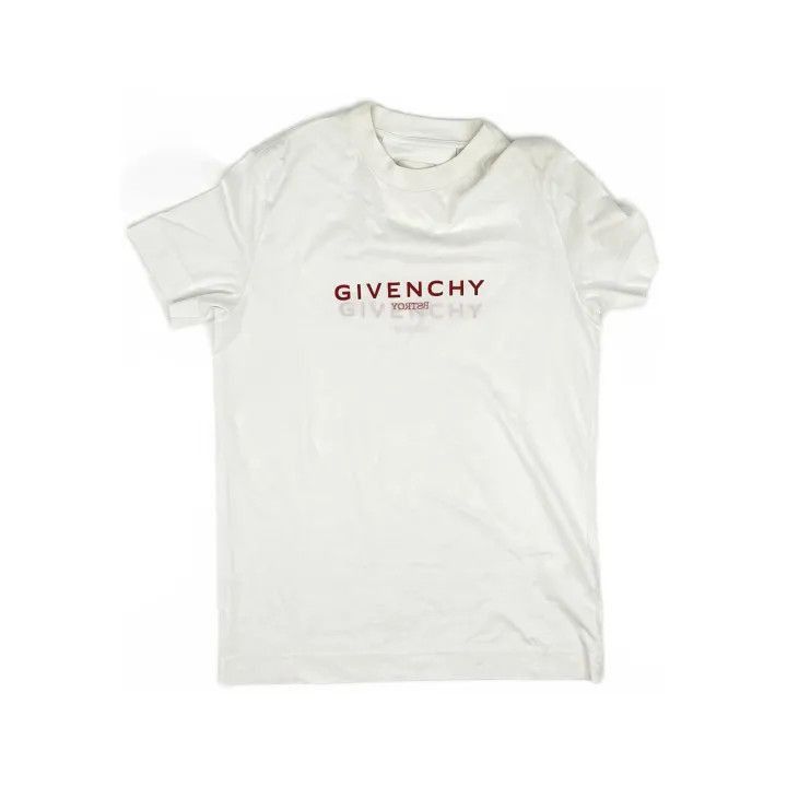 Givenchy Givenchy Givenchy White Letter Print Slim Fit TShirt -2507 Size US M / EU 48-50 / 2 - 2 Thumbnail