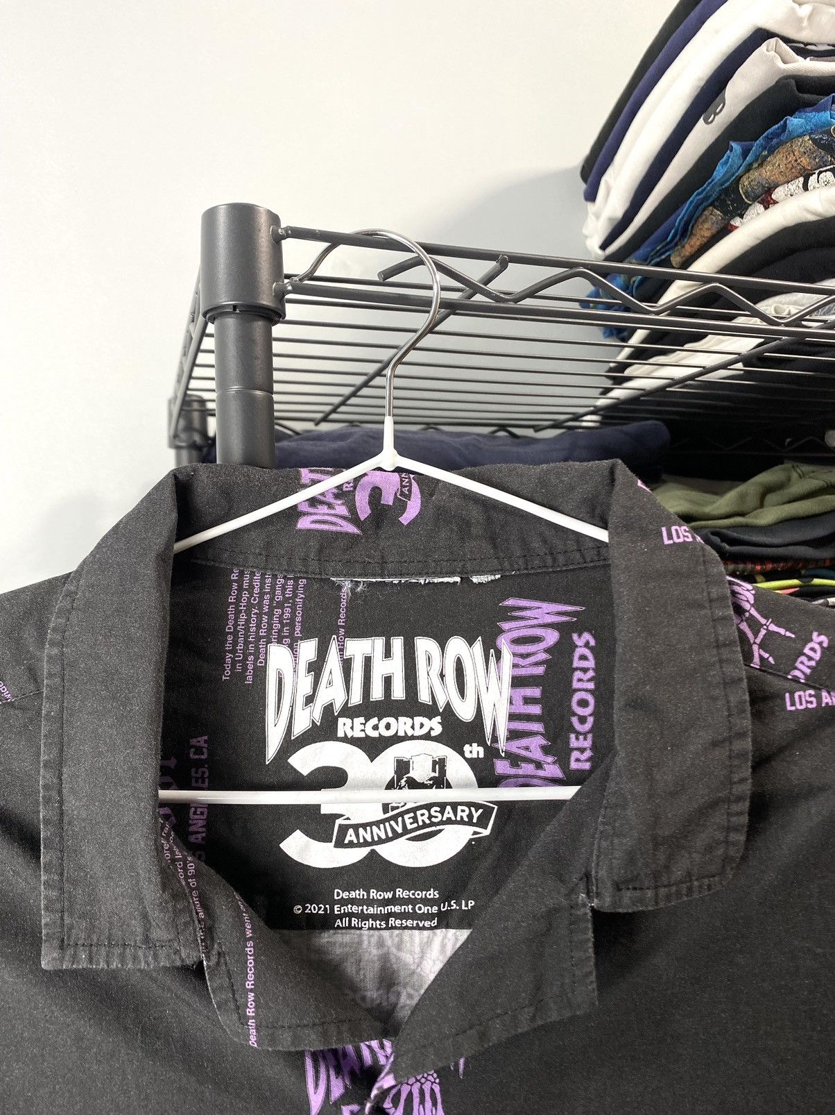 Death Row Records Vintage Style Death Row Records Shirt Tee Size US L / EU 52-54 / 3 - 3 Thumbnail