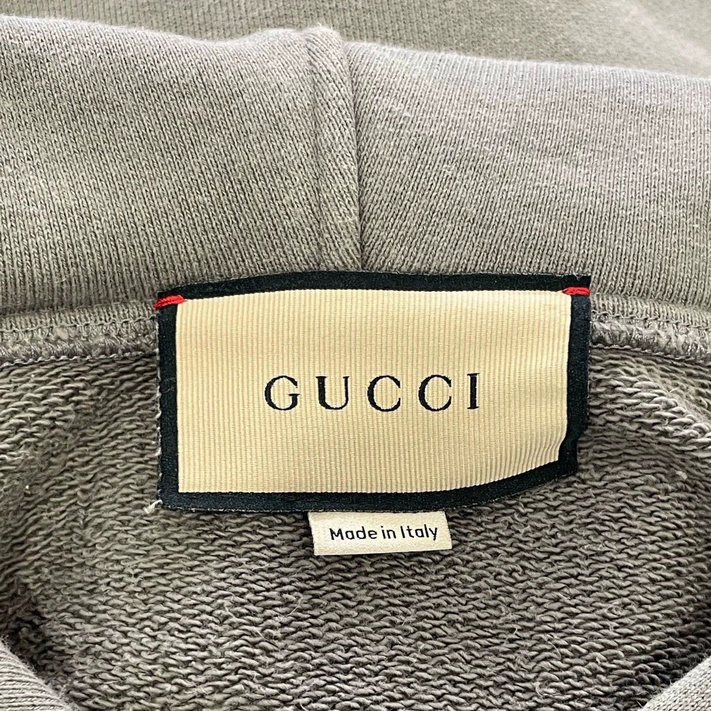 Gucci gucci gray-brown hooded long sleeve sweatshirt Size US XS / EU 42 / 0 - 5 Thumbnail